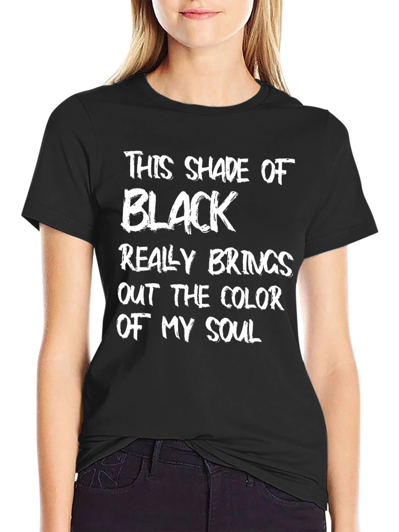Black Soul T-Shirt: Funny Graphic Tee for Men