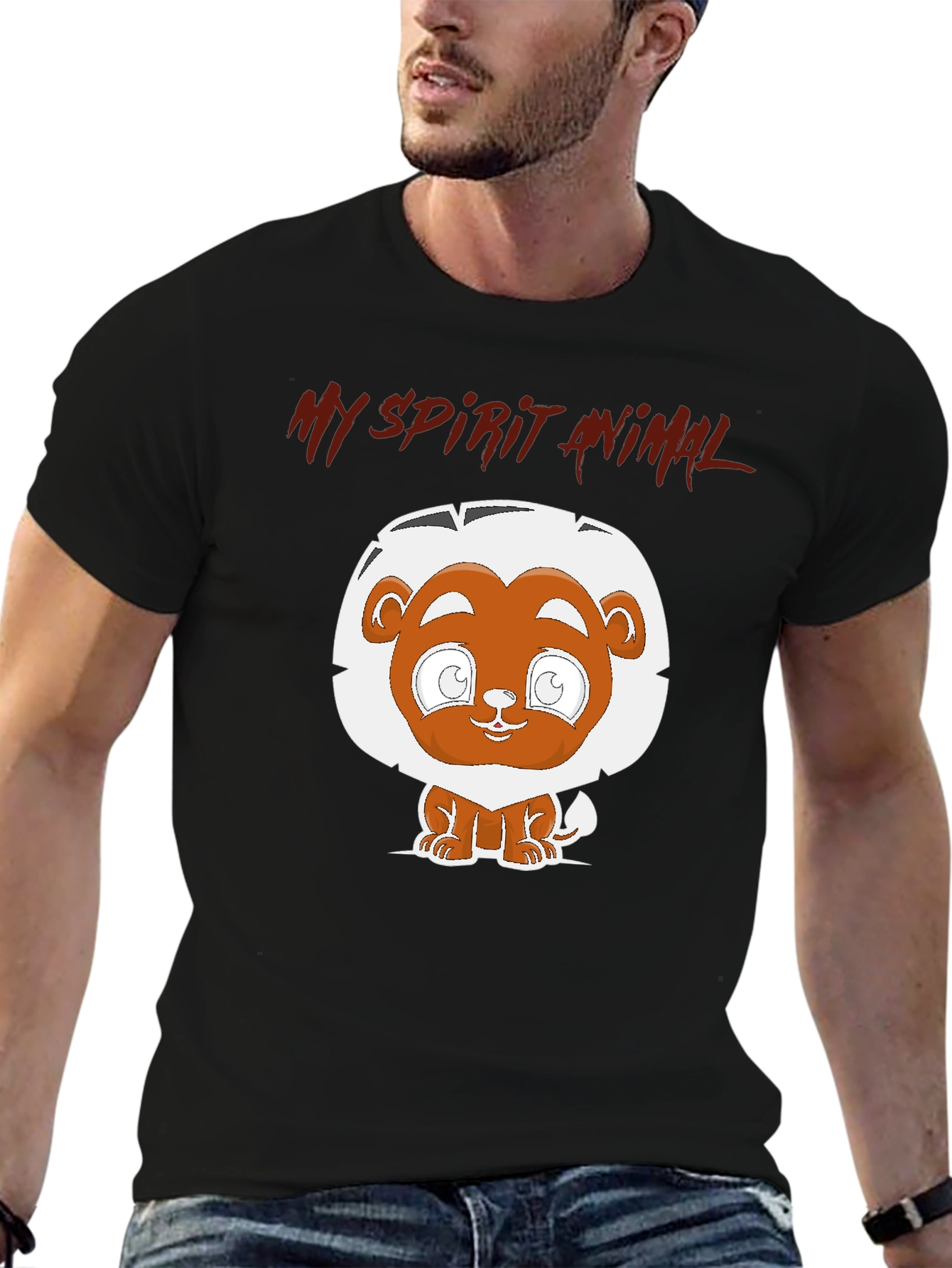My Spirit Animal Lion Graphic Tee