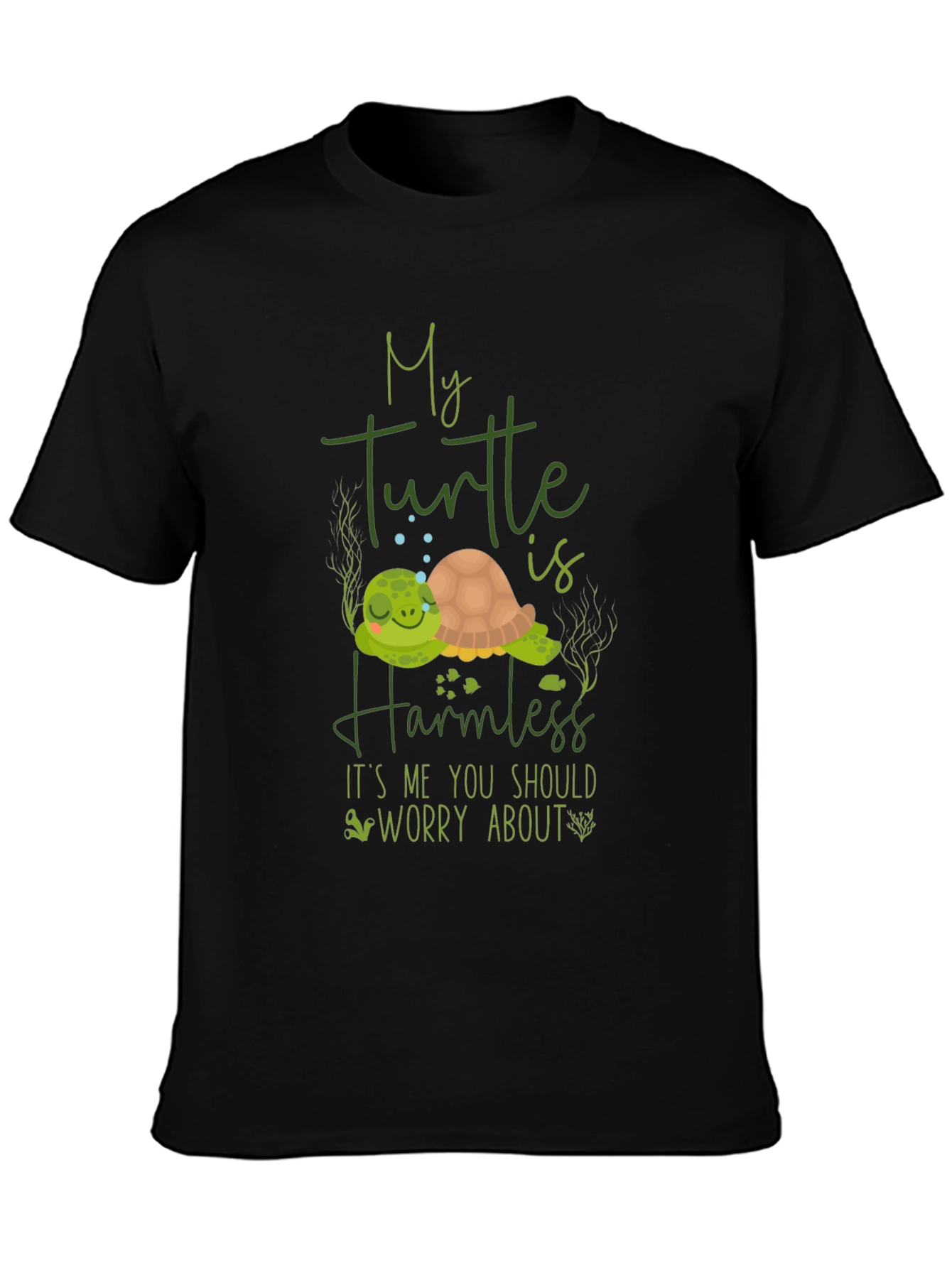 My Turtle is Harmless Graphic T-Shirt