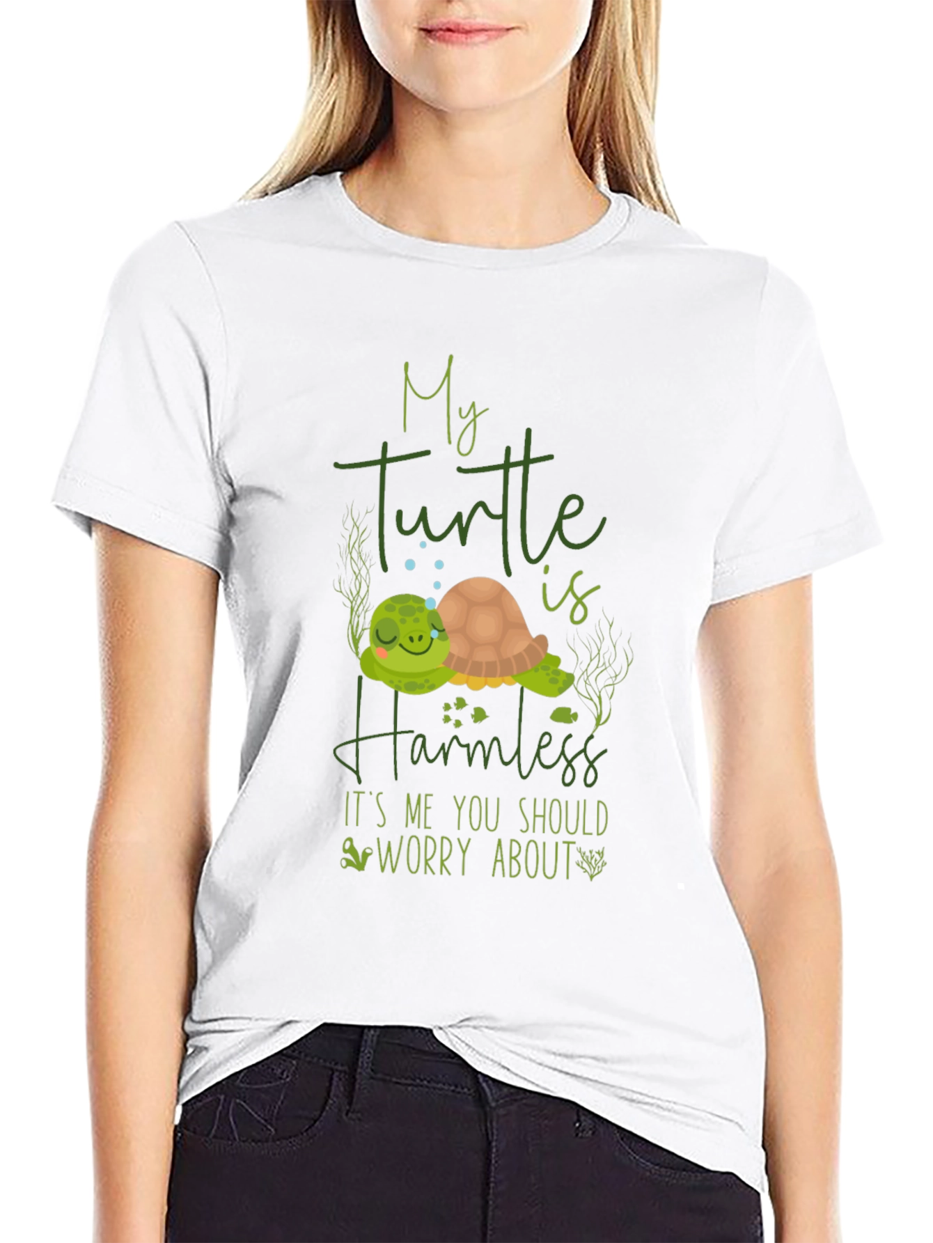 My Turtle is Harmless Graphic T-Shirt