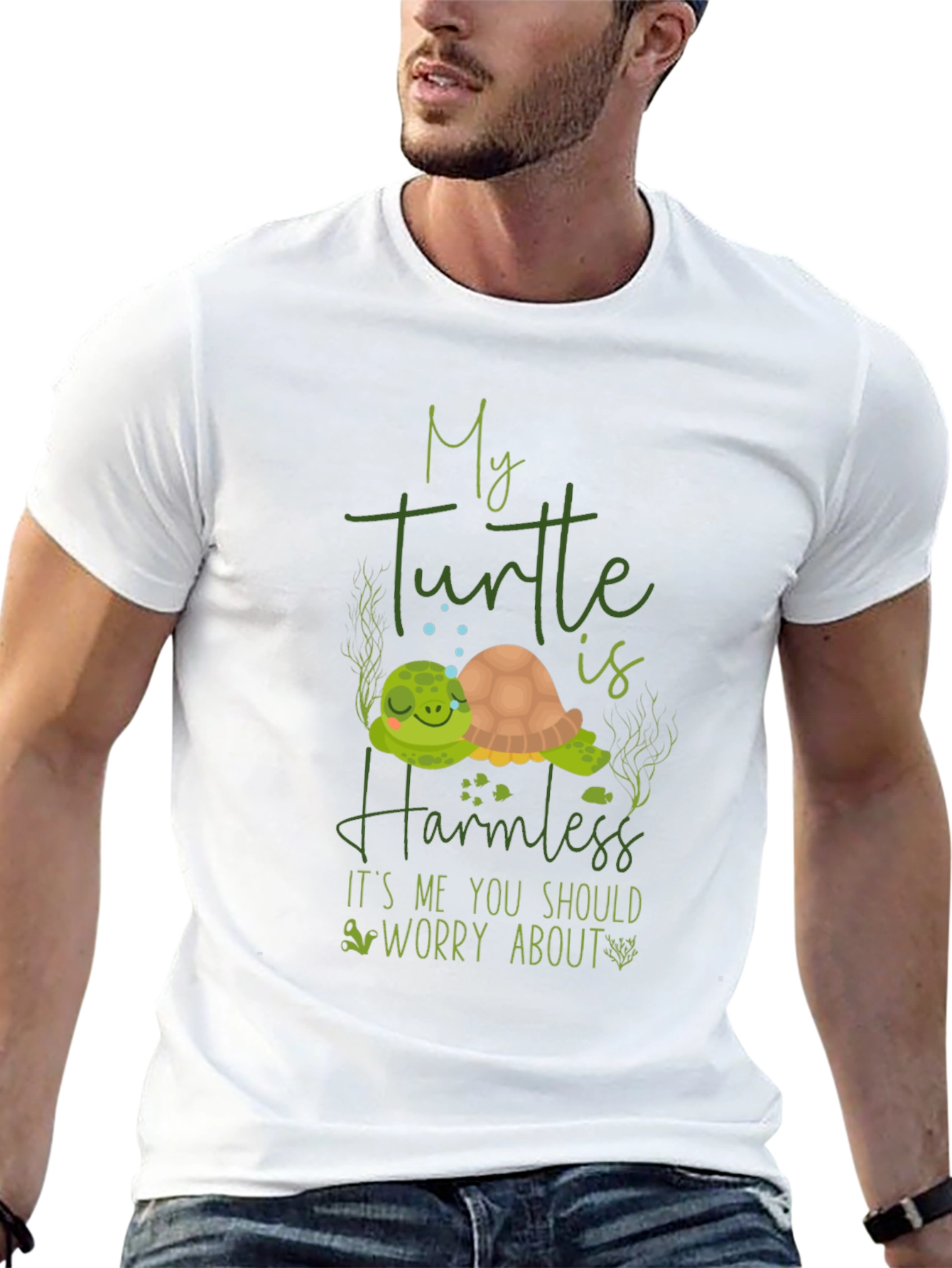 My Turtle is Harmless Graphic T-Shirt