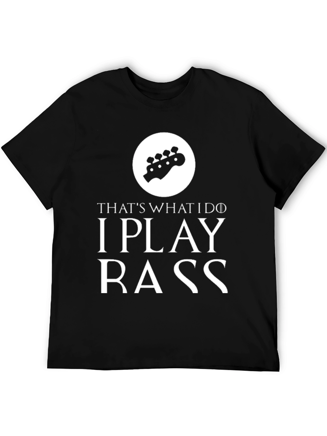 Bass Guitar Player T-Shirt - I Play Bass Tee