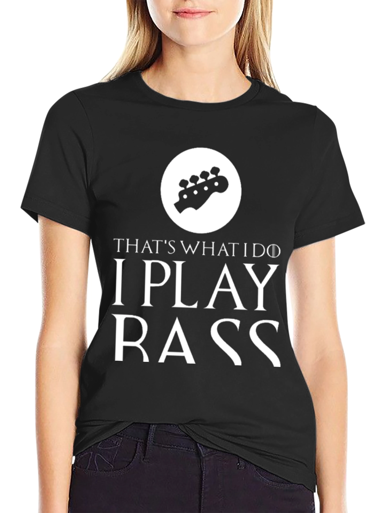 Bass Guitar Player T-Shirt - I Play Bass Tee