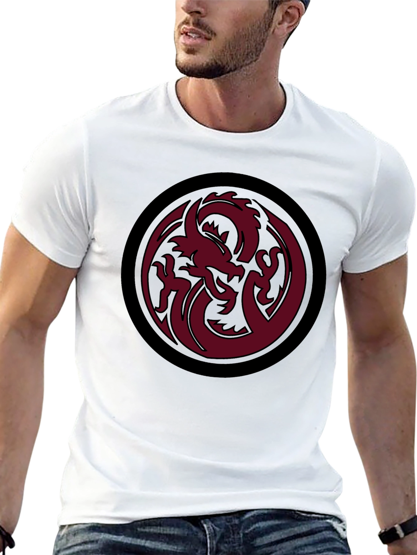 Dragon Circle Graphic Tee