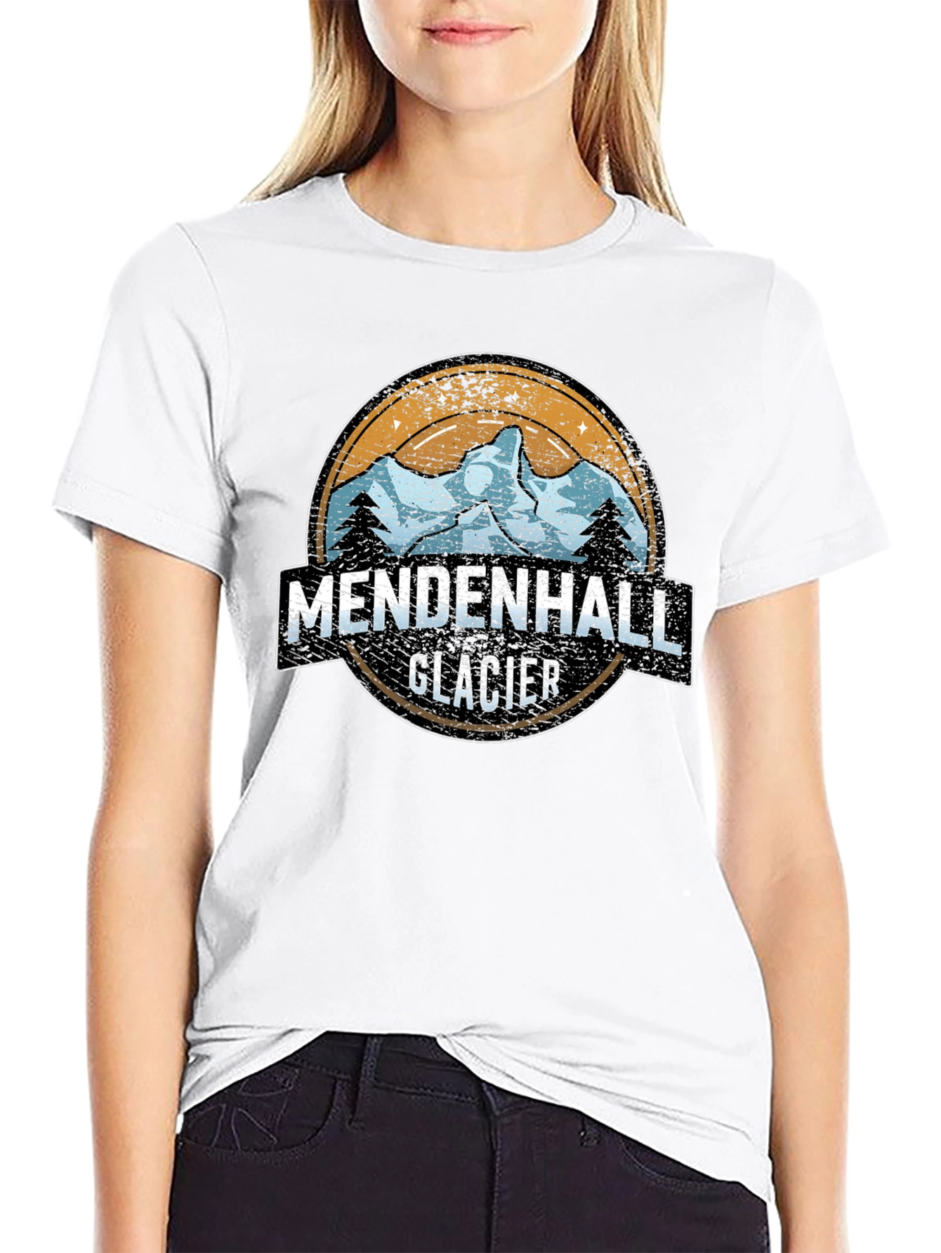 Mendenhall Glacier Graphic Tee - Adventure Awaits!