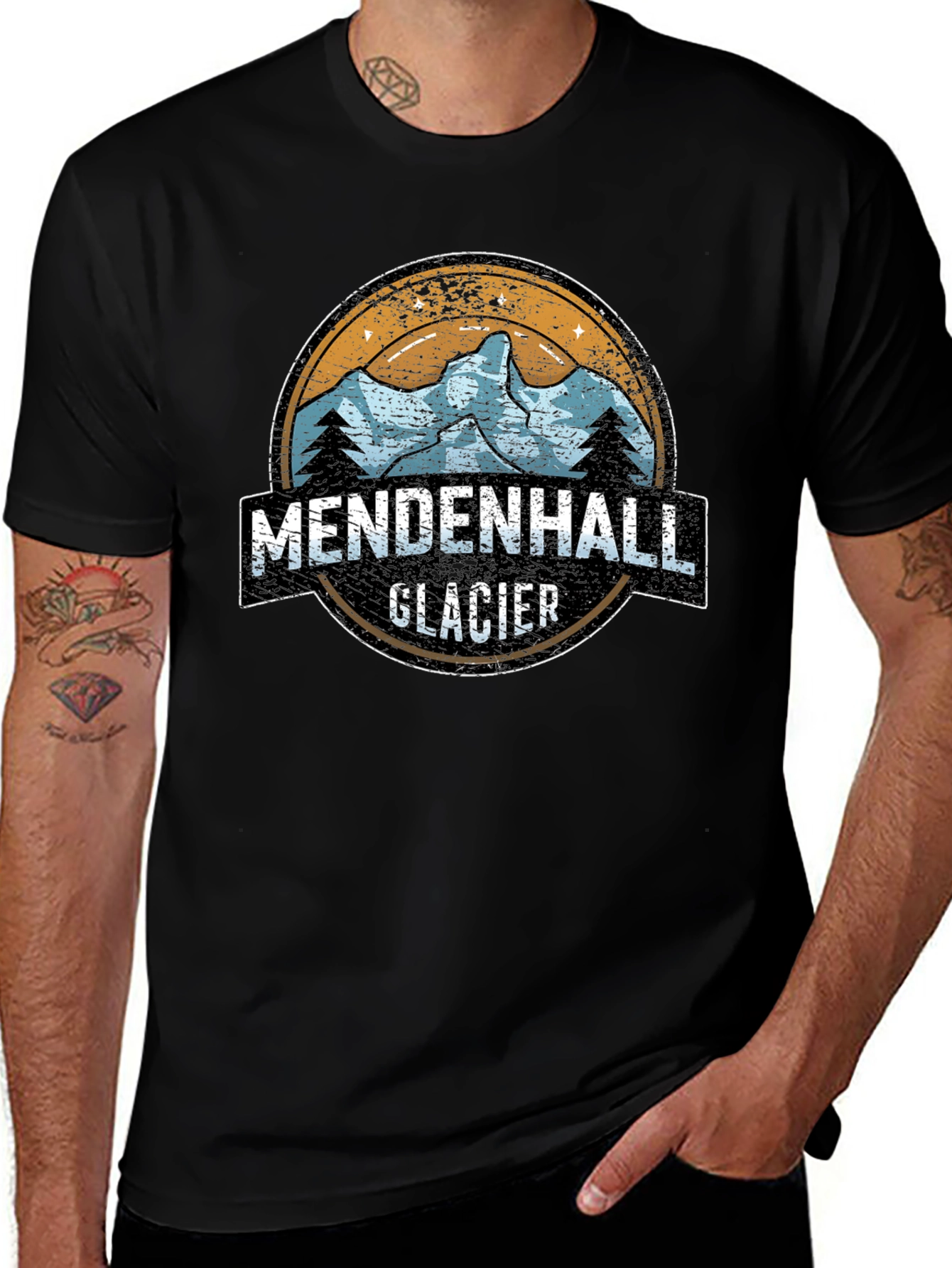 Mendenhall Glacier Graphic Tee - Adventure Awaits!