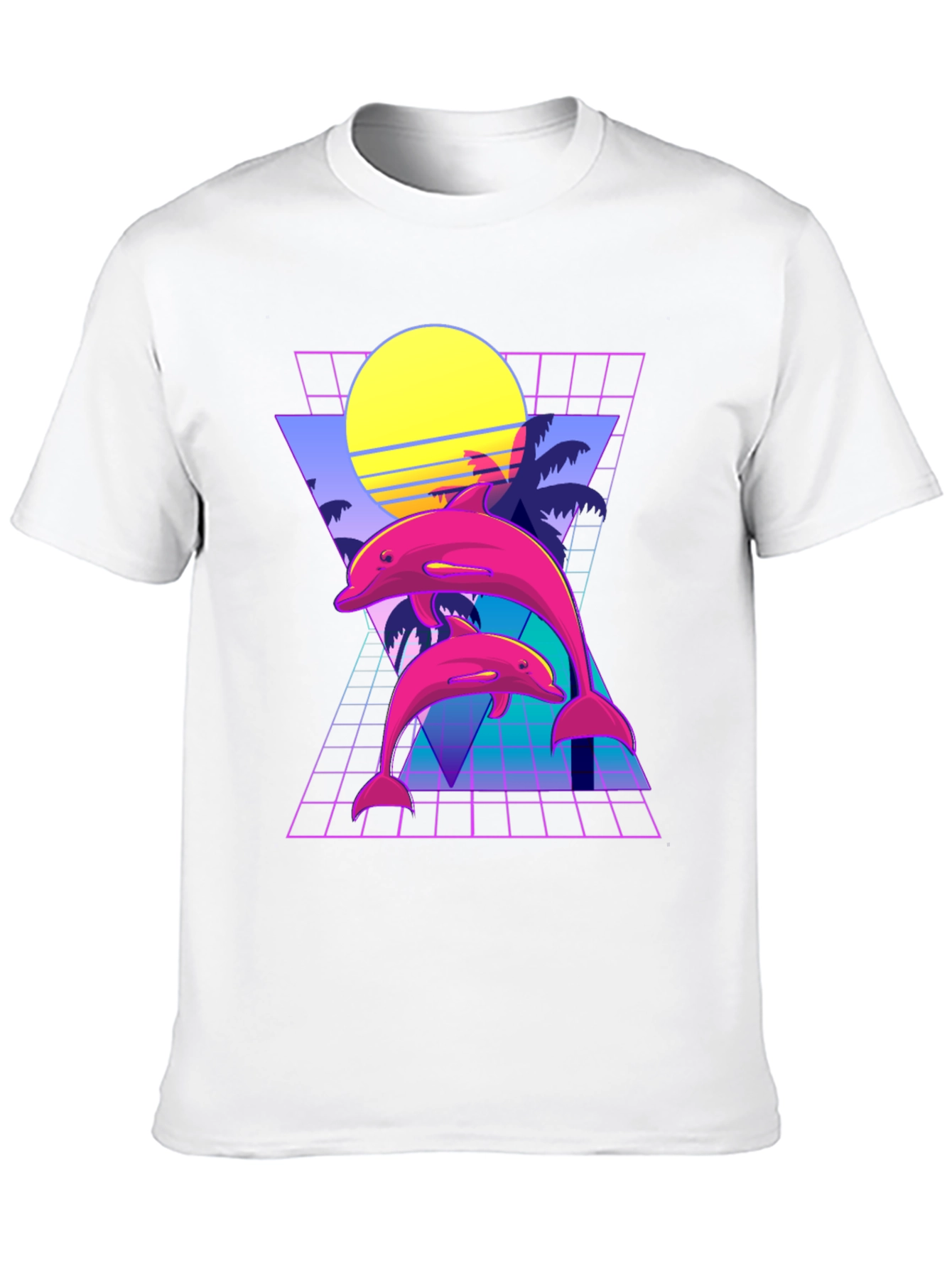 Retro Dolphin Graphic T-Shirt
