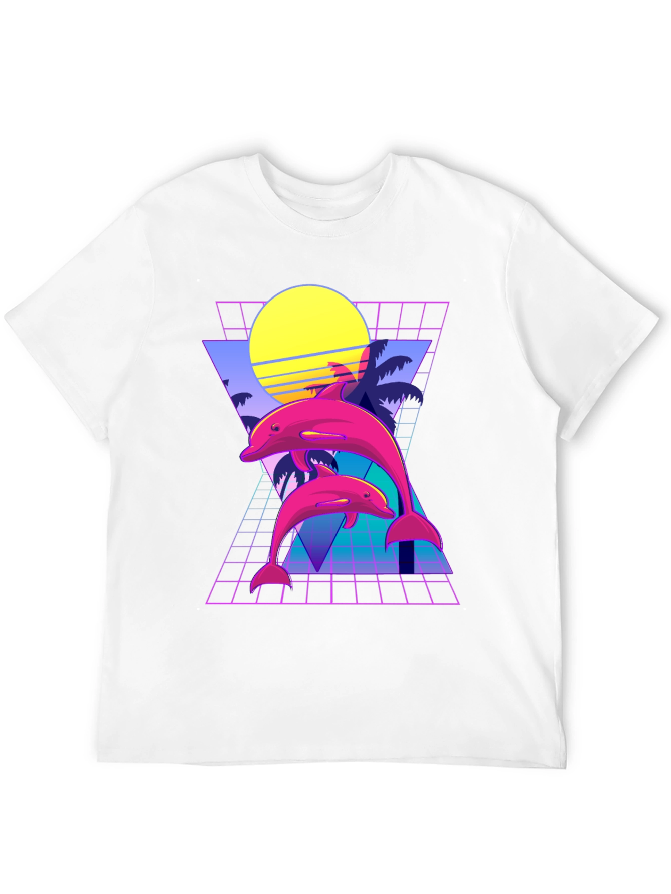 Retro Dolphin Graphic T-Shirt