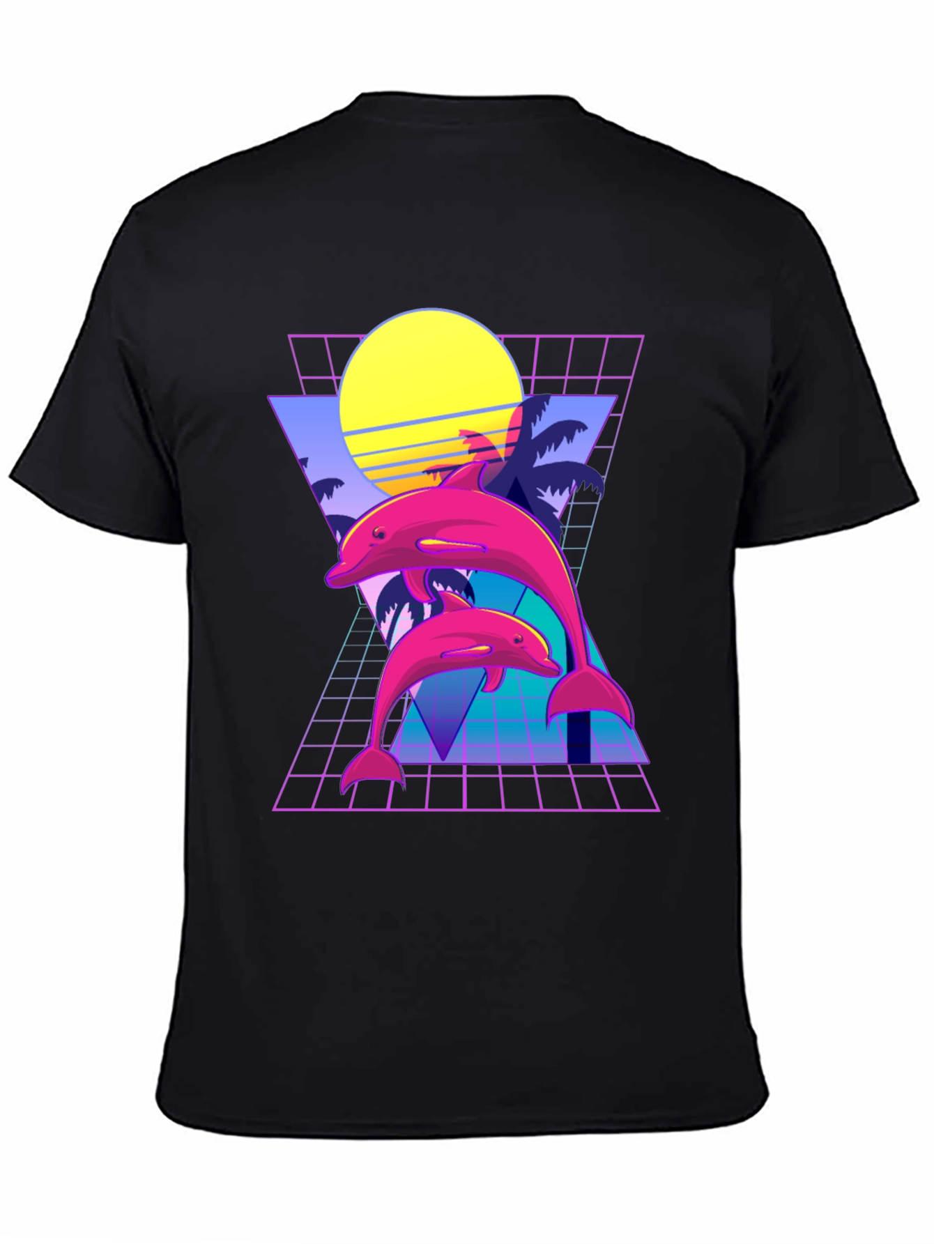 Retro Dolphin Graphic T-Shirt