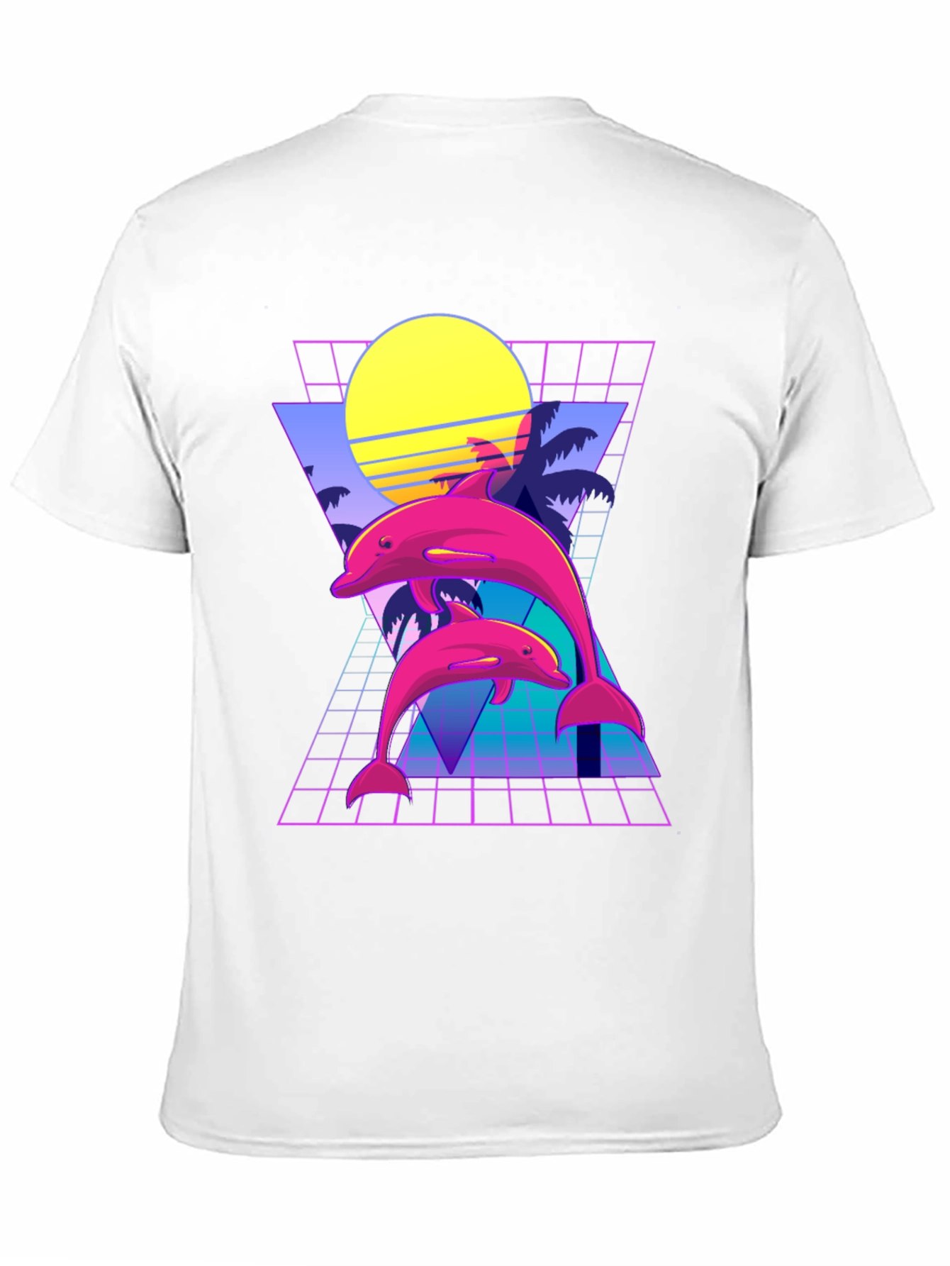 Retro Dolphin Graphic T-Shirt