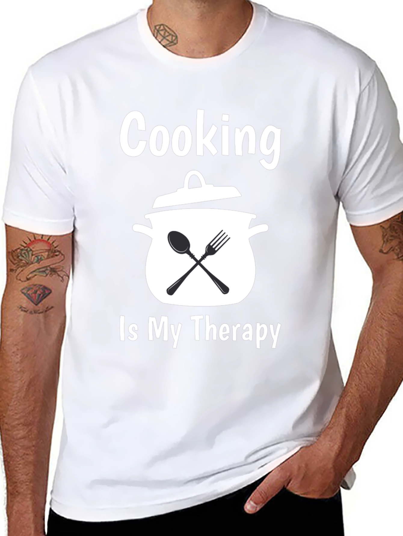 Cooking Is My Therapy Graphic T-Shirt