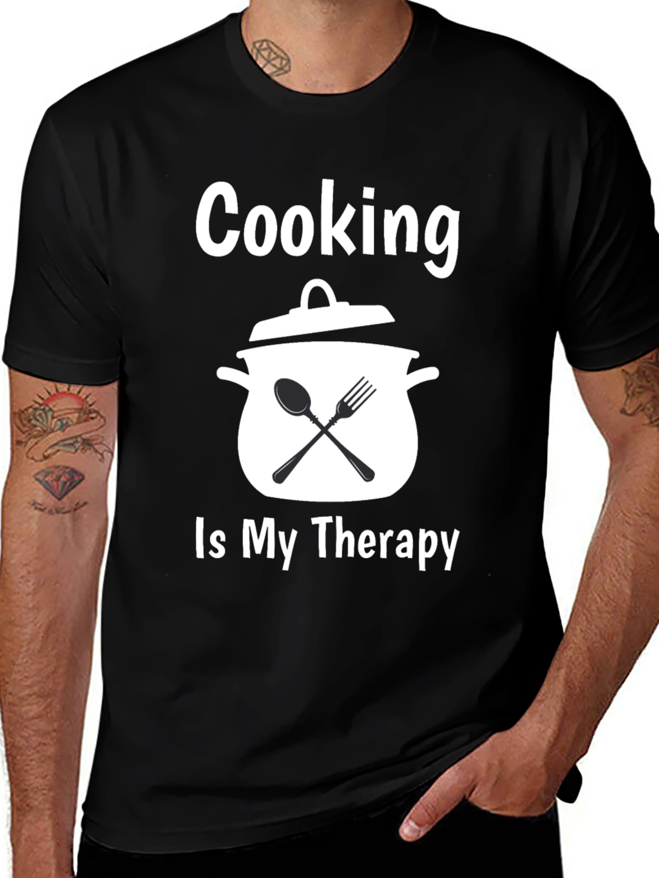 Cooking Is My Therapy Graphic T-Shirt