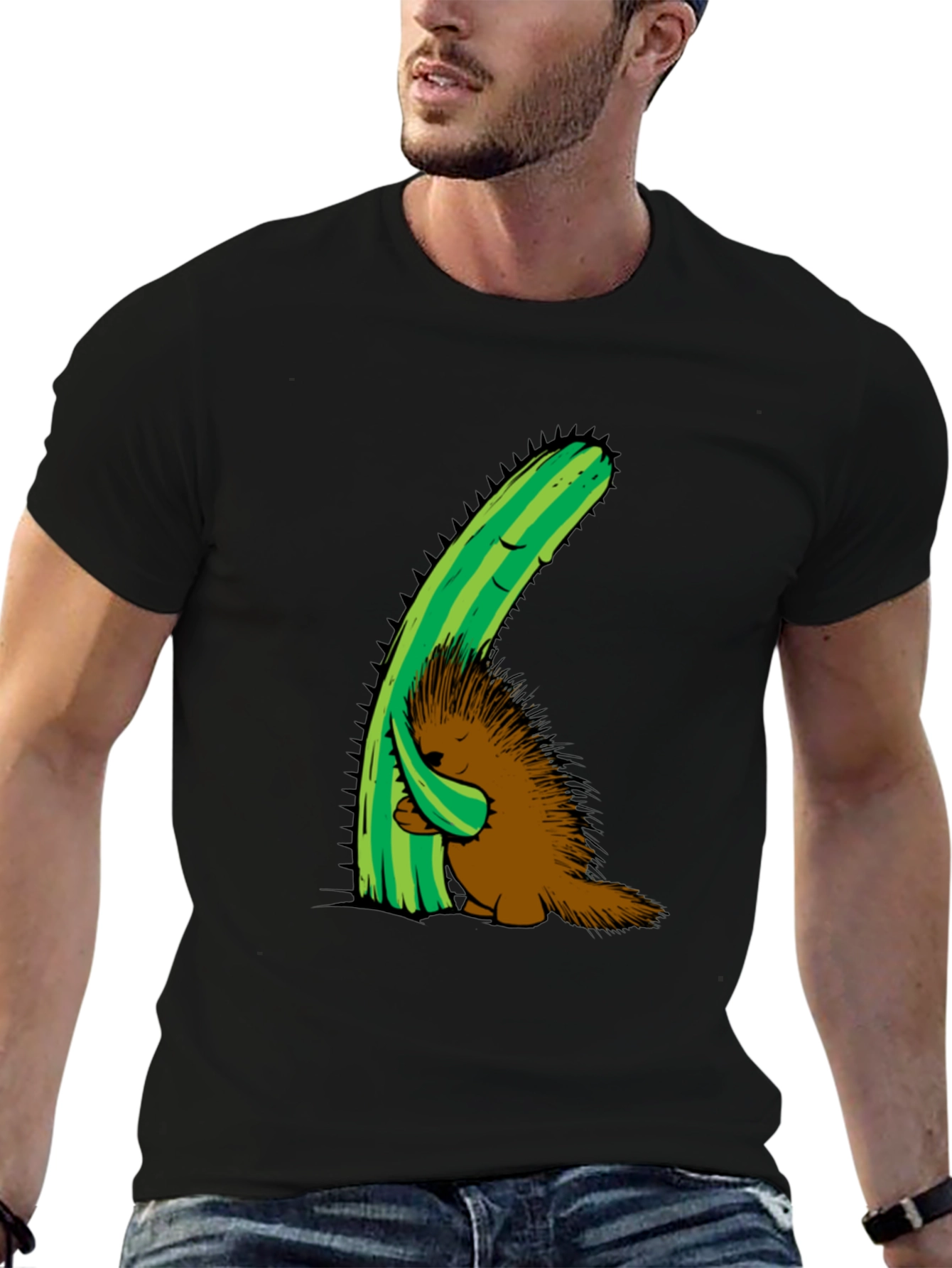 Cactus Hug T-Shirt - Porcupine Comfort Tee