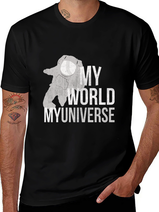 My World My Universe Graphic Tee - Black