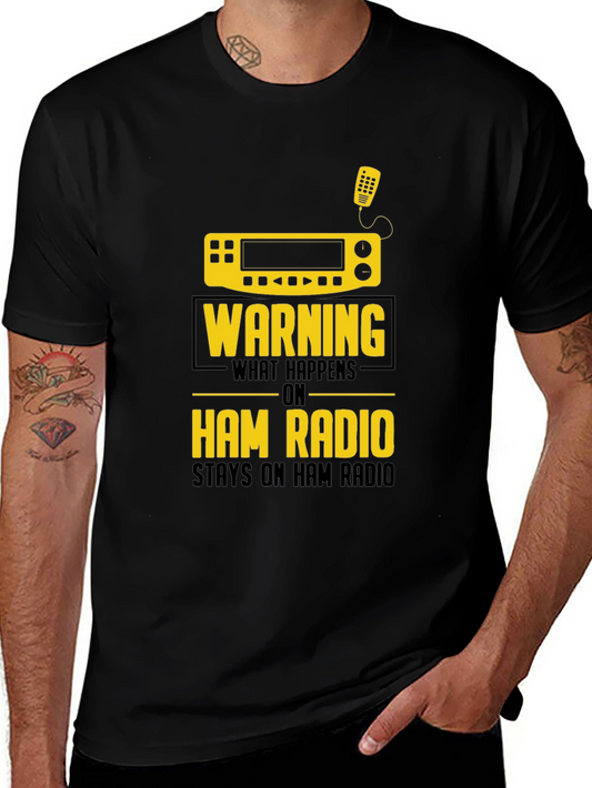 Ham Radio Warning T-Shirt - Operator Gift