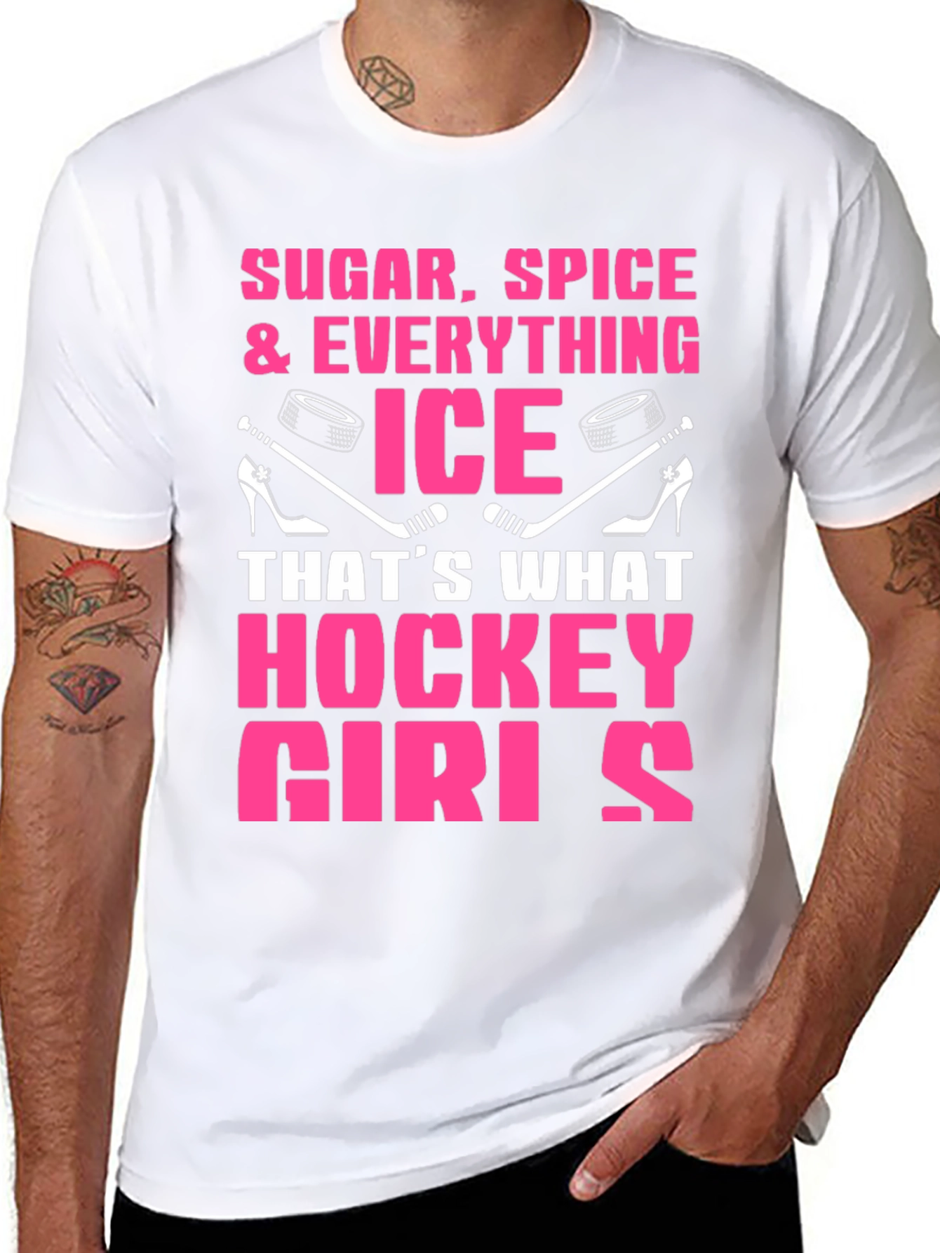 Sugar Spice Hockey Girls T-Shirt