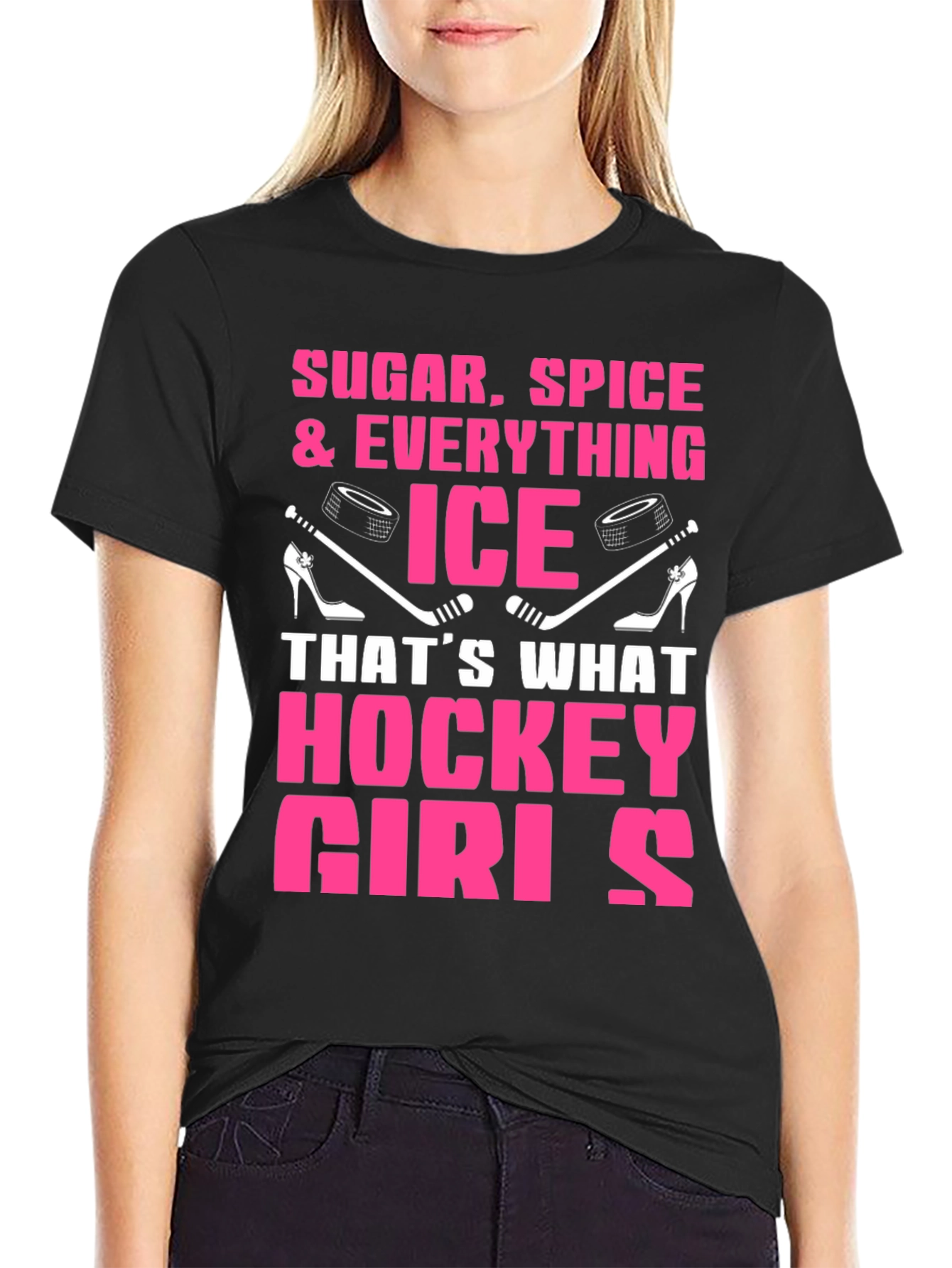 Sugar Spice Hockey Girls T-Shirt