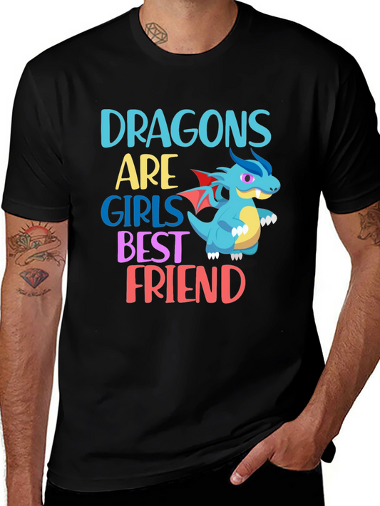 Girls Best Friend Dragon Graphic Tee