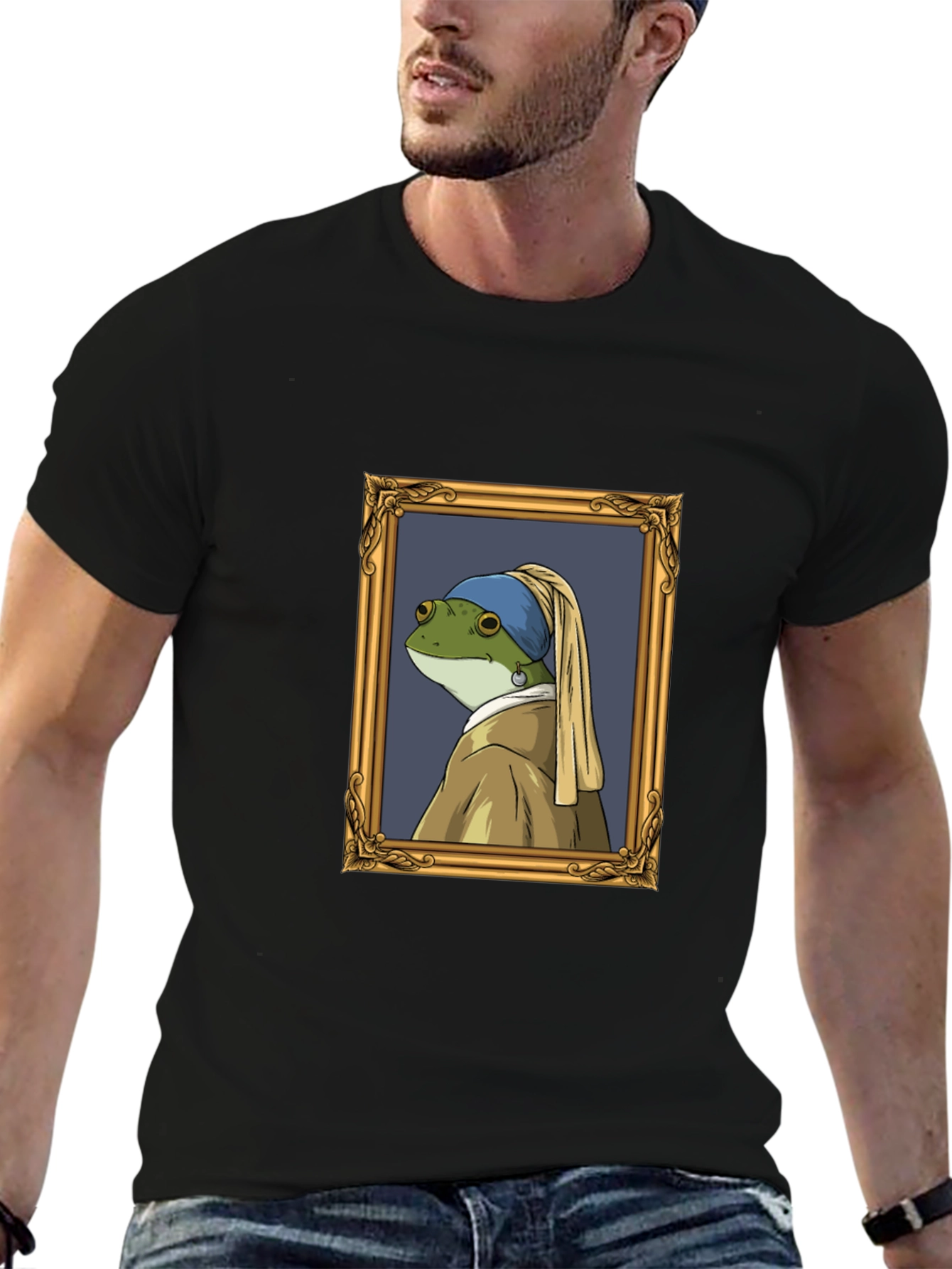 Frog with a Pearl Earring T-Shirt