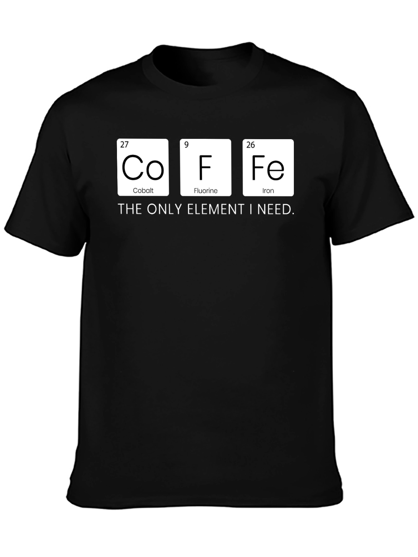 Coffee Element T-Shirt - Chemistry Pun Tee