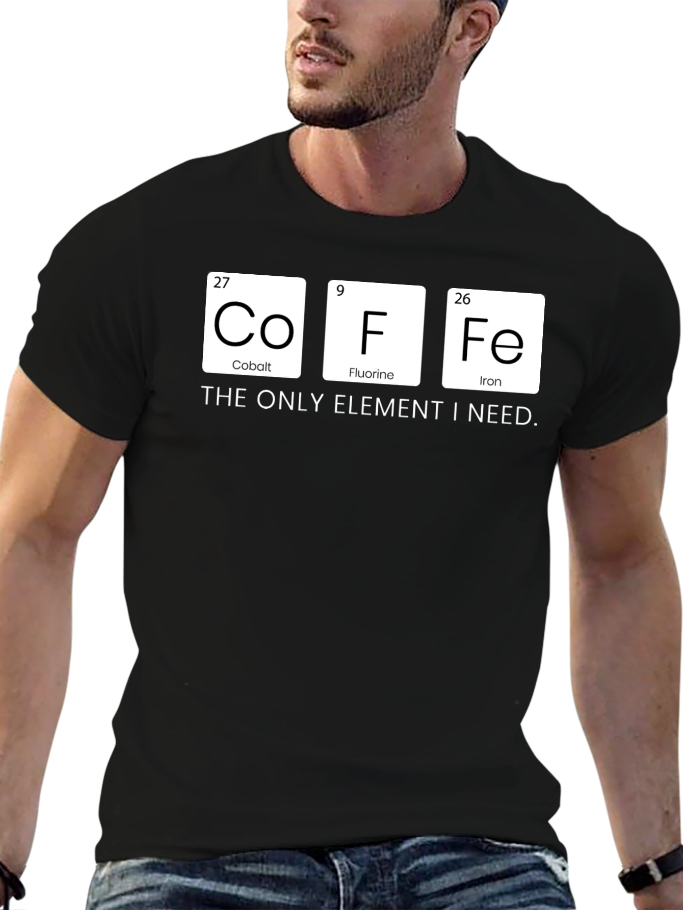Coffee Element T-Shirt - Chemistry Pun Tee