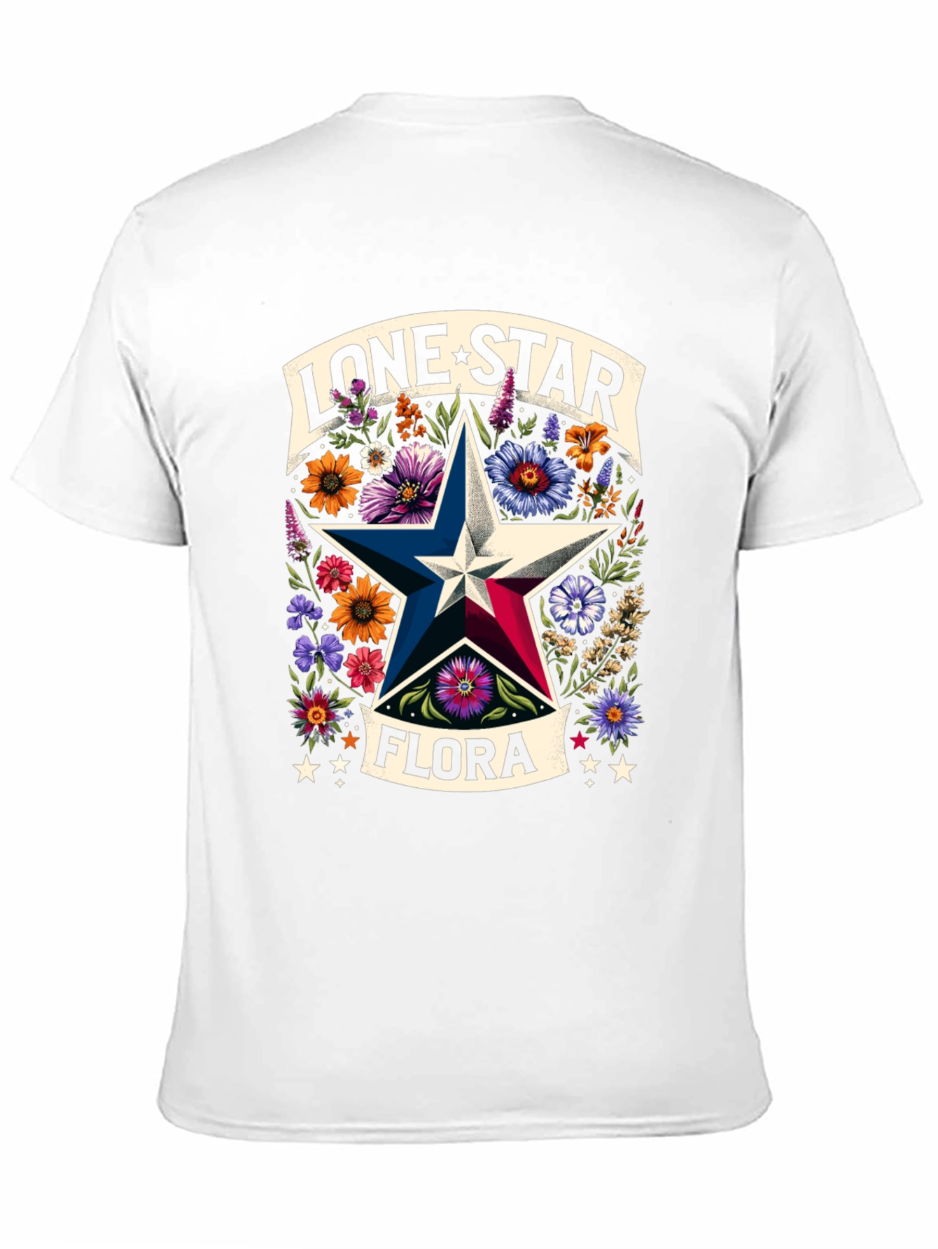 Lone Star Flora Graphic Tee - Texas Pride!