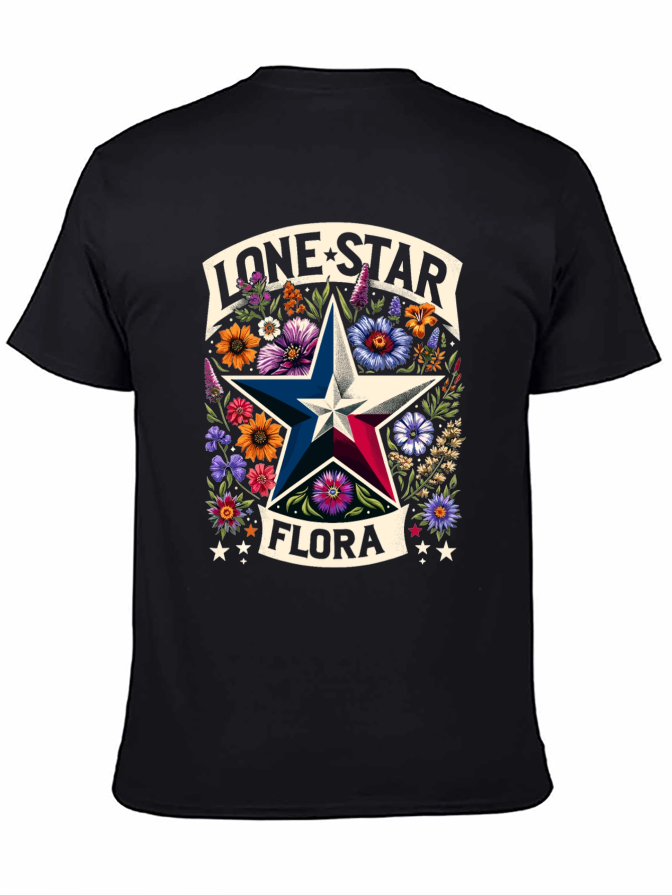 Lone Star Flora Graphic Tee - Texas Pride!