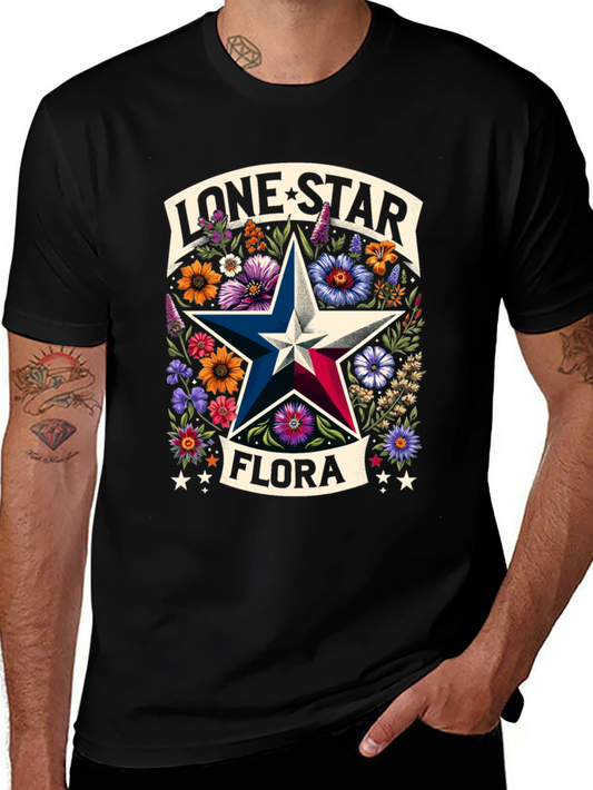 Lone Star Flora Graphic Tee - Texas Pride!
