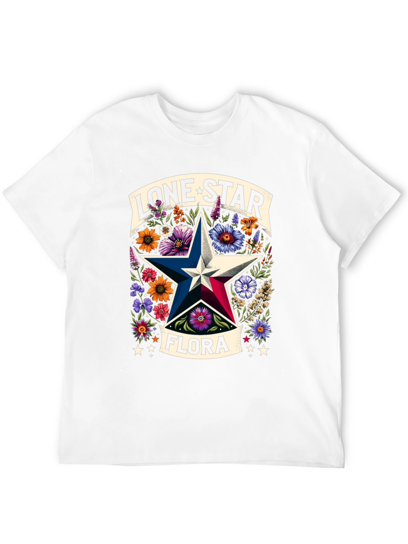 Lone Star Flora Graphic Tee - Texas Pride!