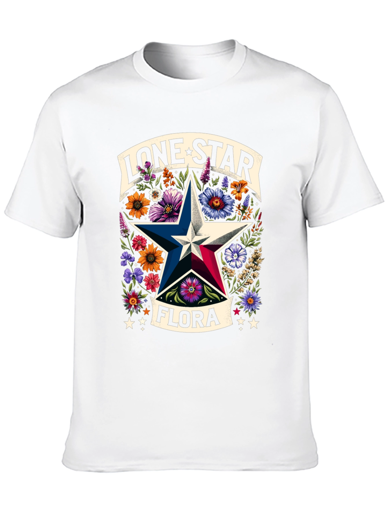 Lone Star Flora Graphic Tee - Texas Pride!