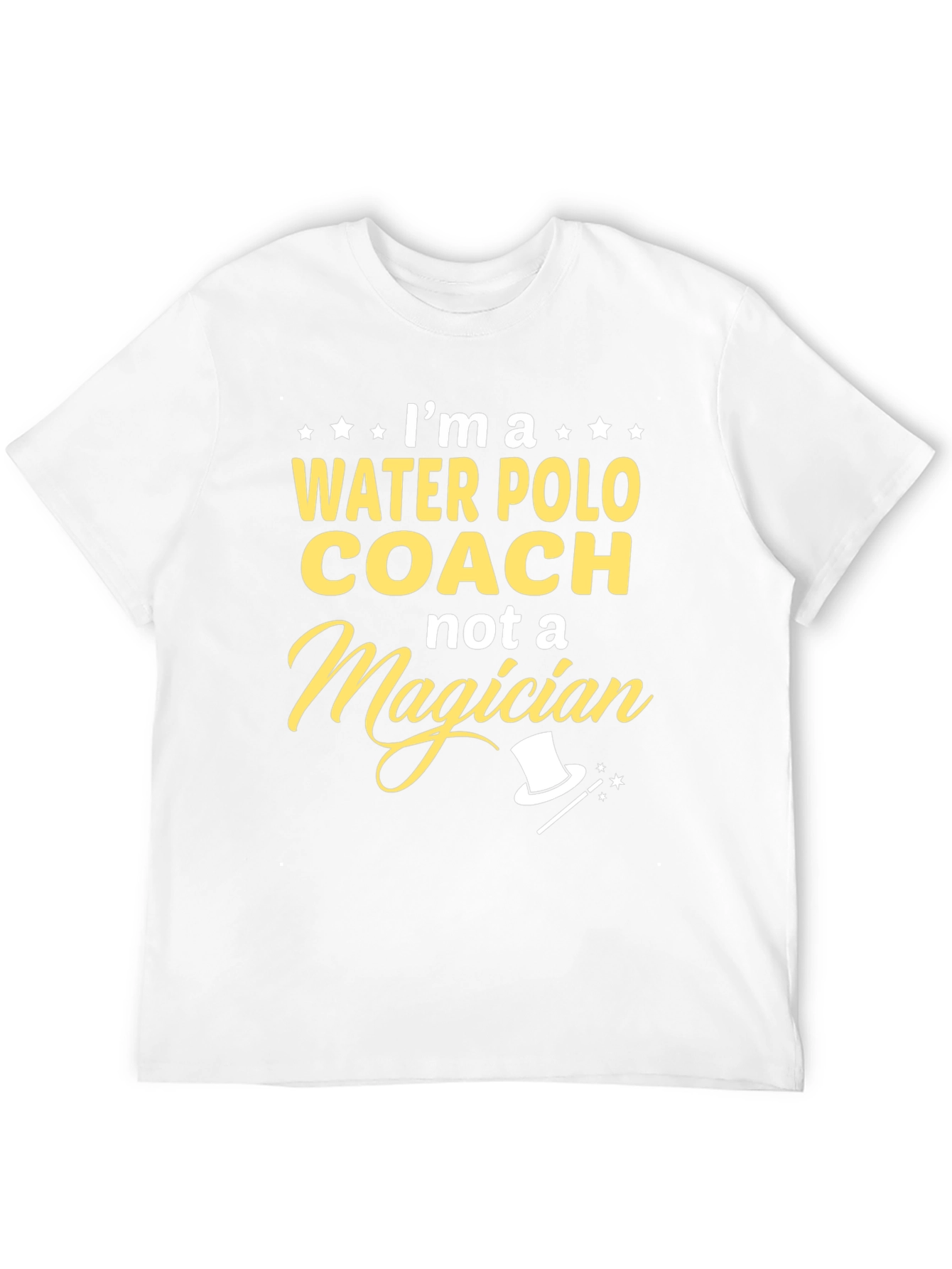 Water Polo Coach T-Shirt - Not a Magician Tee