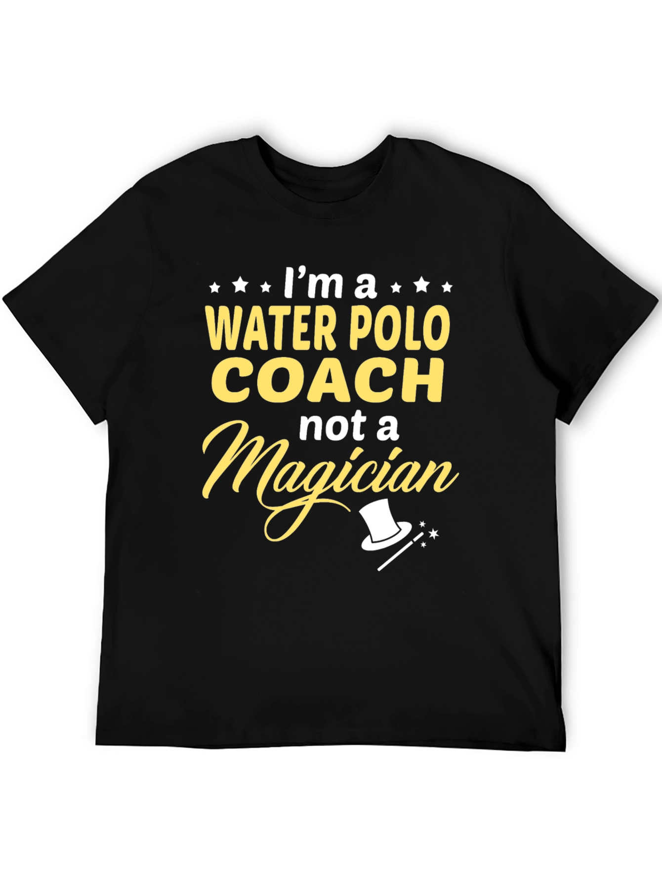 Water Polo Coach T-Shirt - Not a Magician Tee