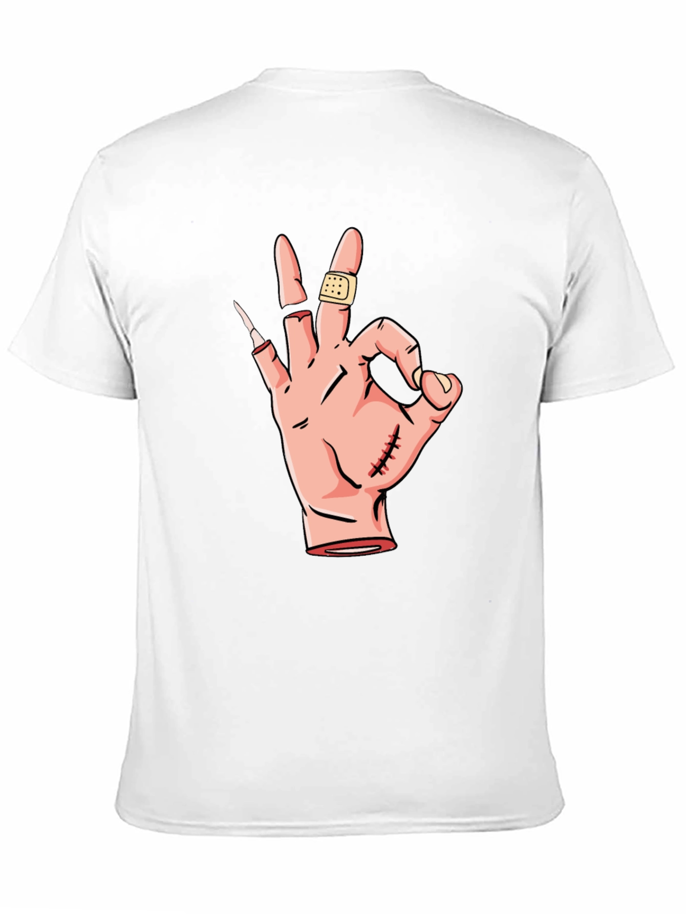 OK Hand Gesture Graphic T-Shirt