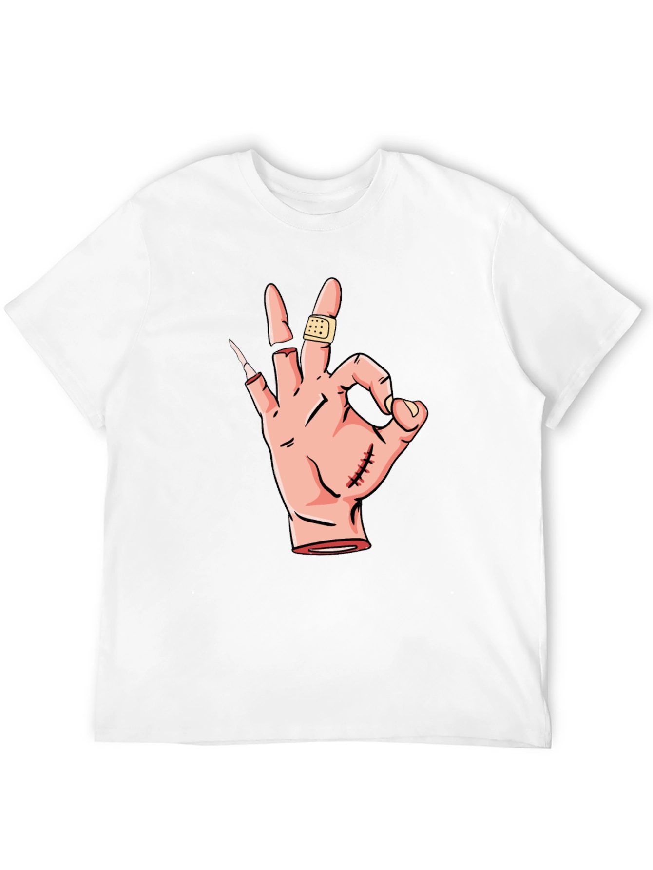OK Hand Gesture Graphic T-Shirt