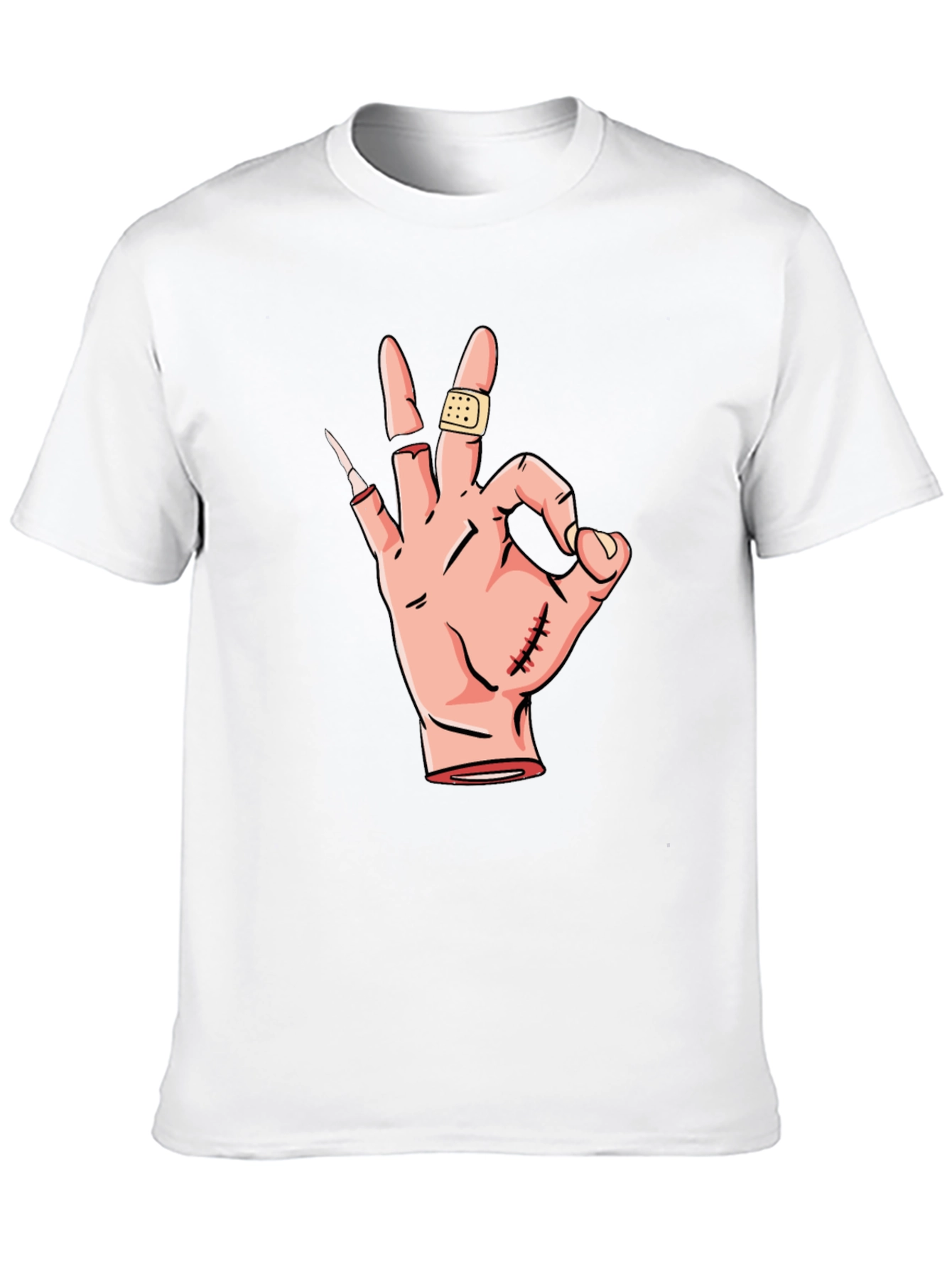 OK Hand Gesture Graphic T-Shirt