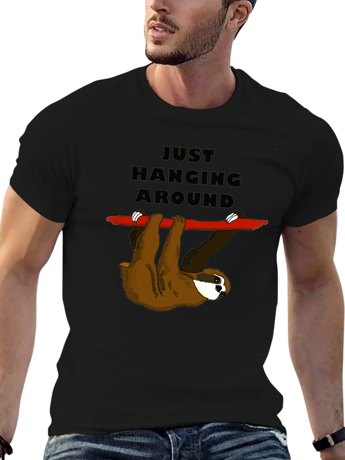 Just Hanging Around Sloth T-Shirt