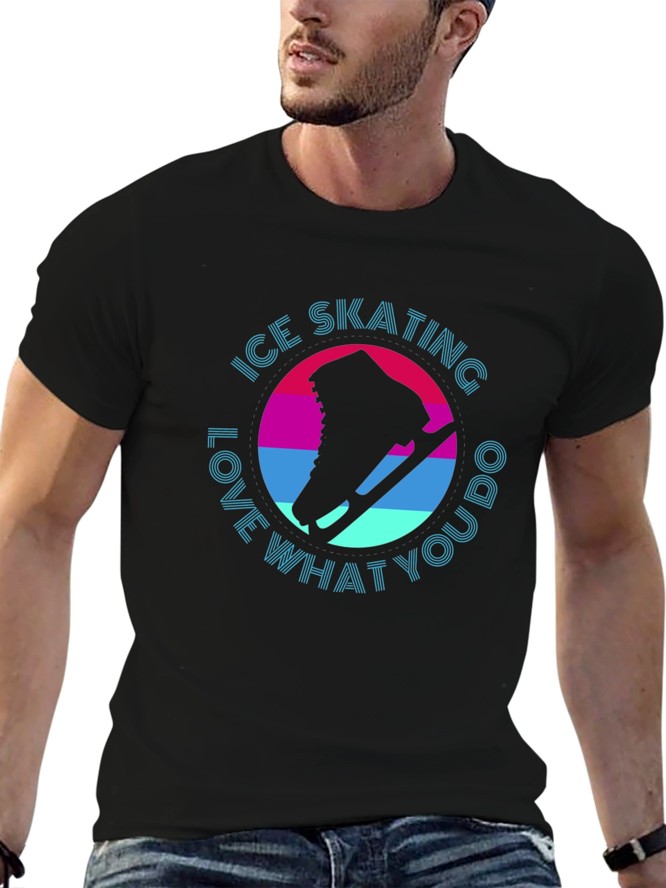 Ice Skating Graphic Tee - Love What You Do