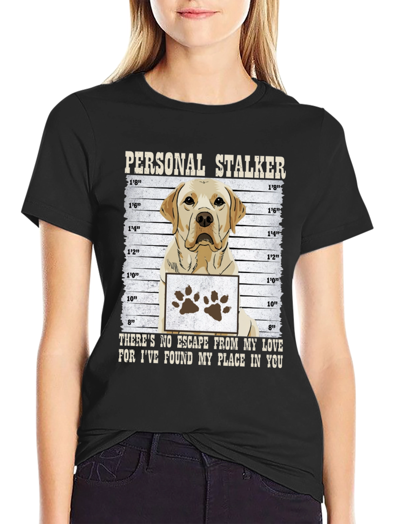 Personal Stalker Dog T-Shirt