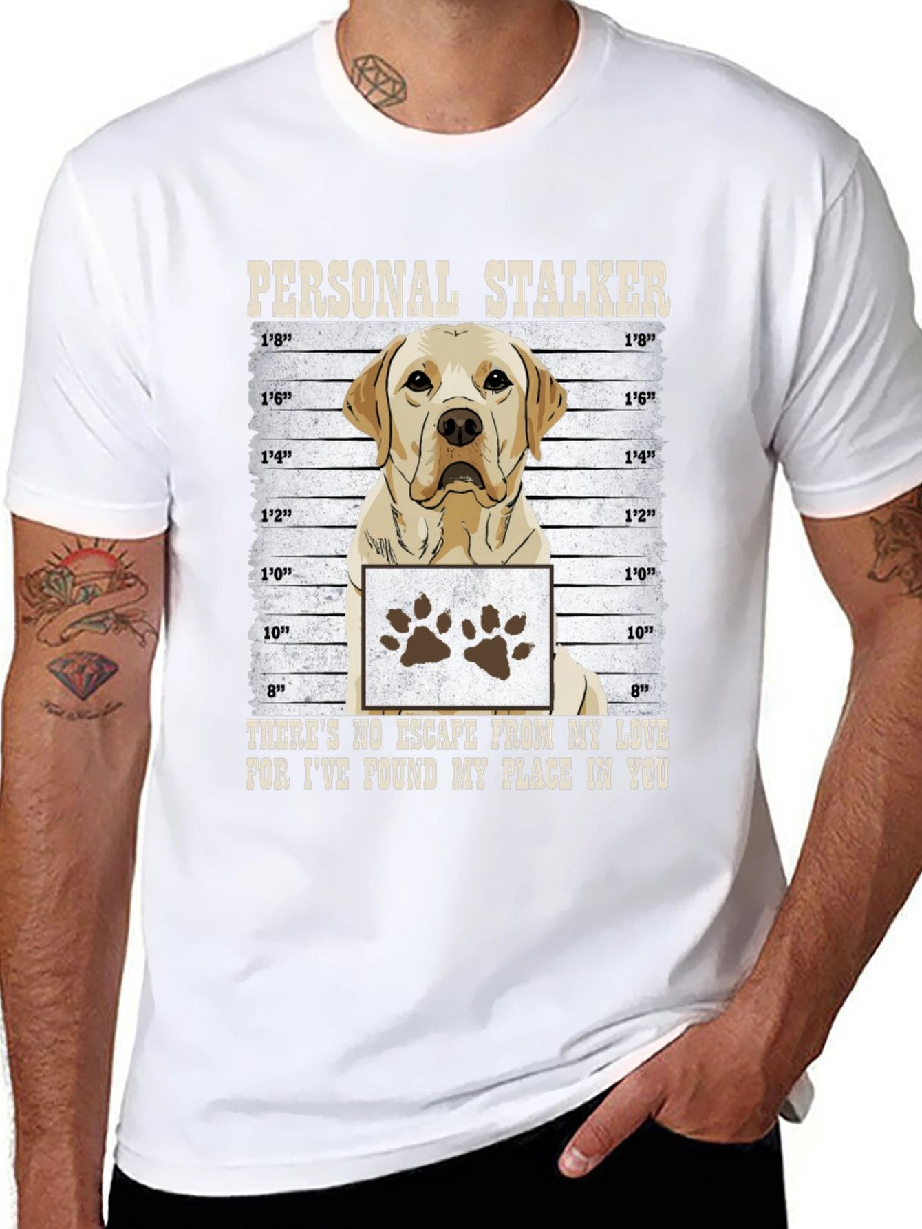 Personal Stalker Dog T-Shirt