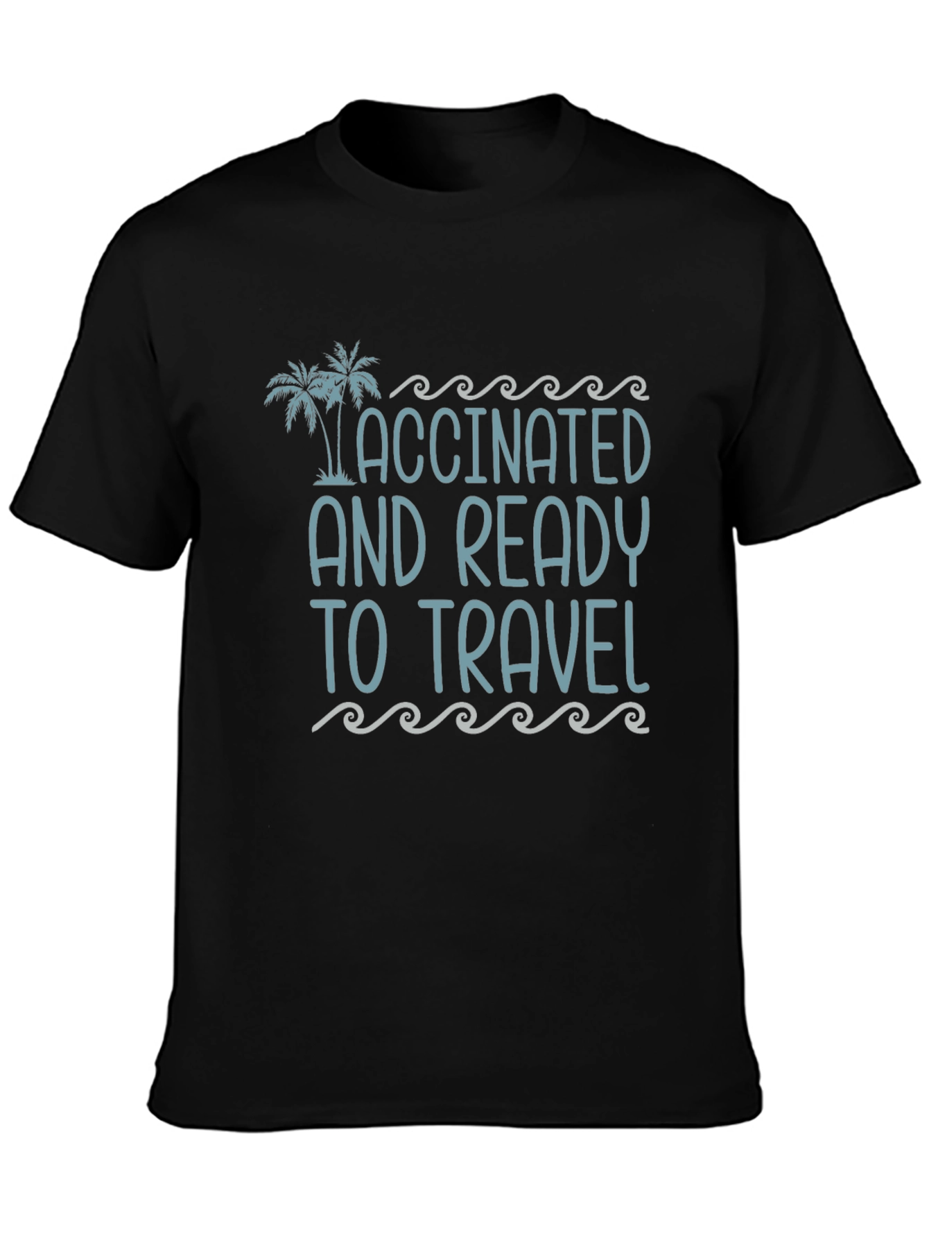 Vaccinated and Ready to Travel Graphic Tee