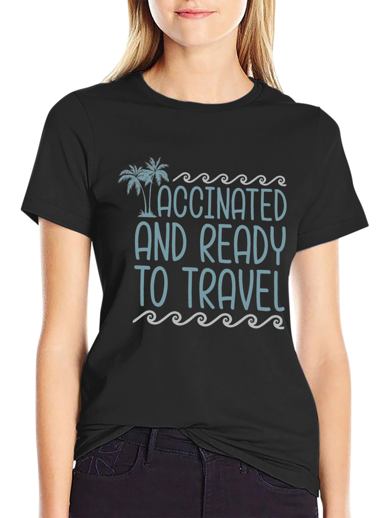 Vaccinated and Ready to Travel Graphic Tee