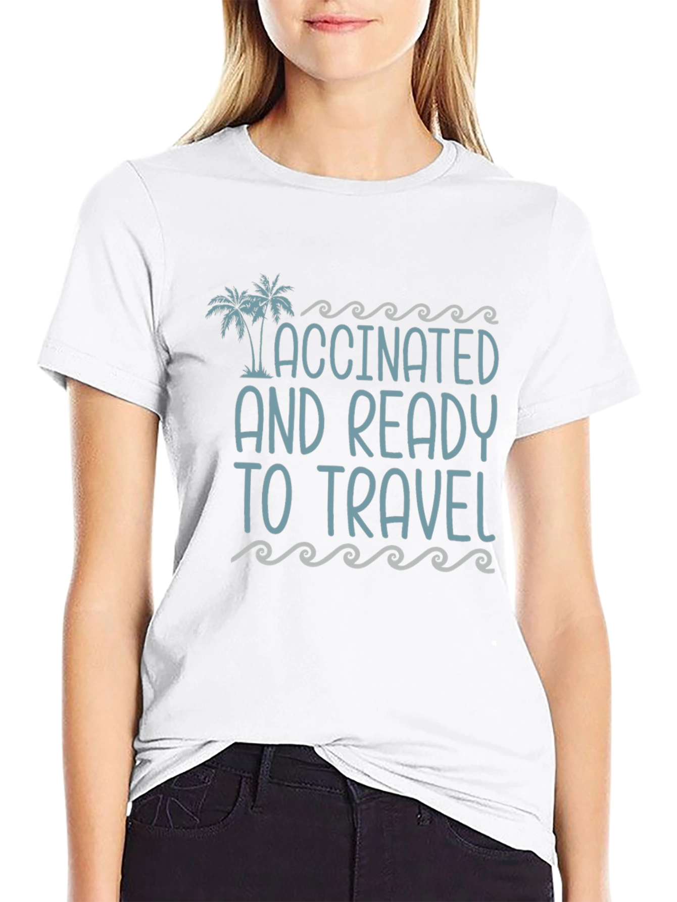 Vaccinated and Ready to Travel Graphic Tee