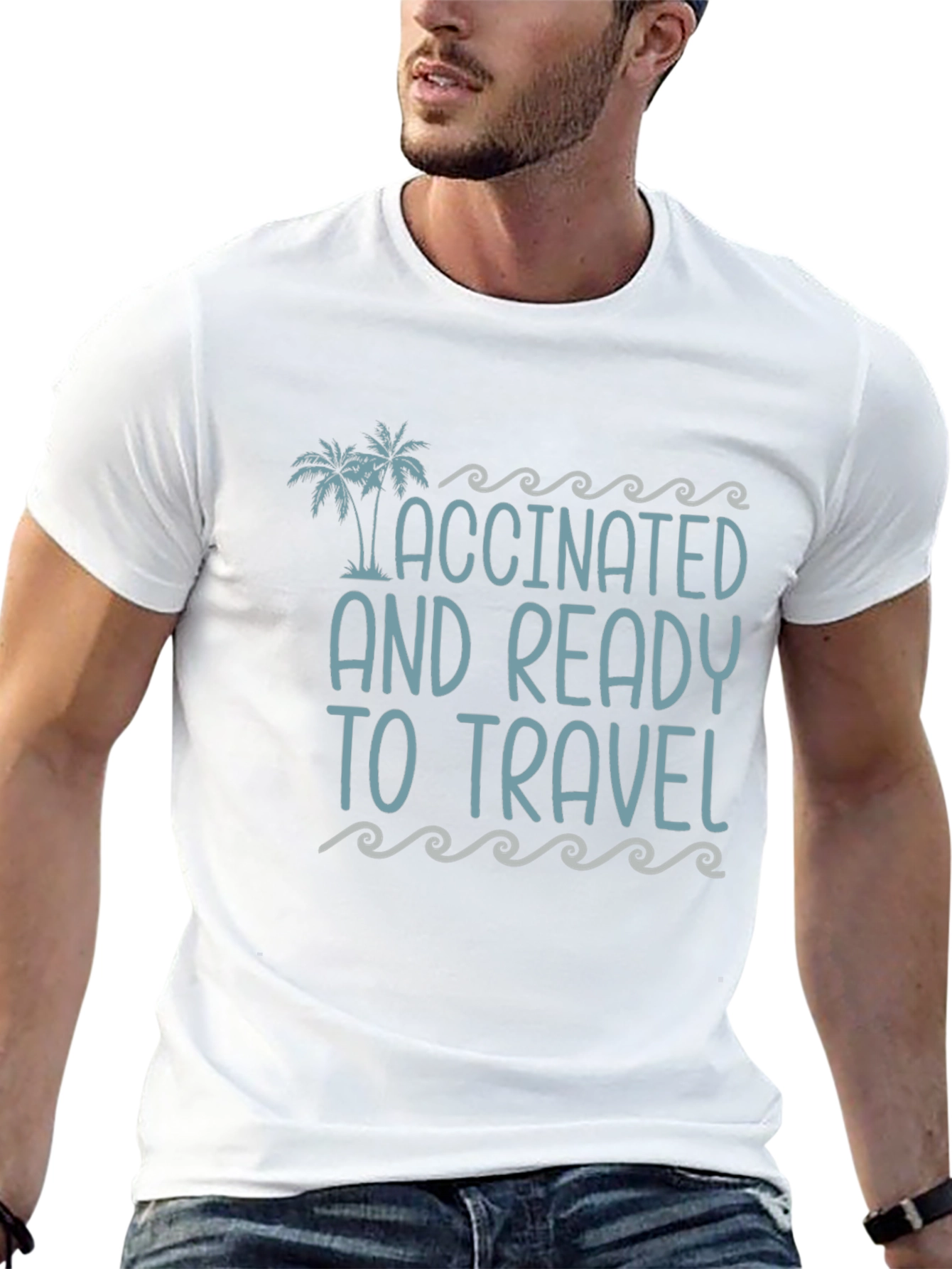 Vaccinated and Ready to Travel Graphic Tee