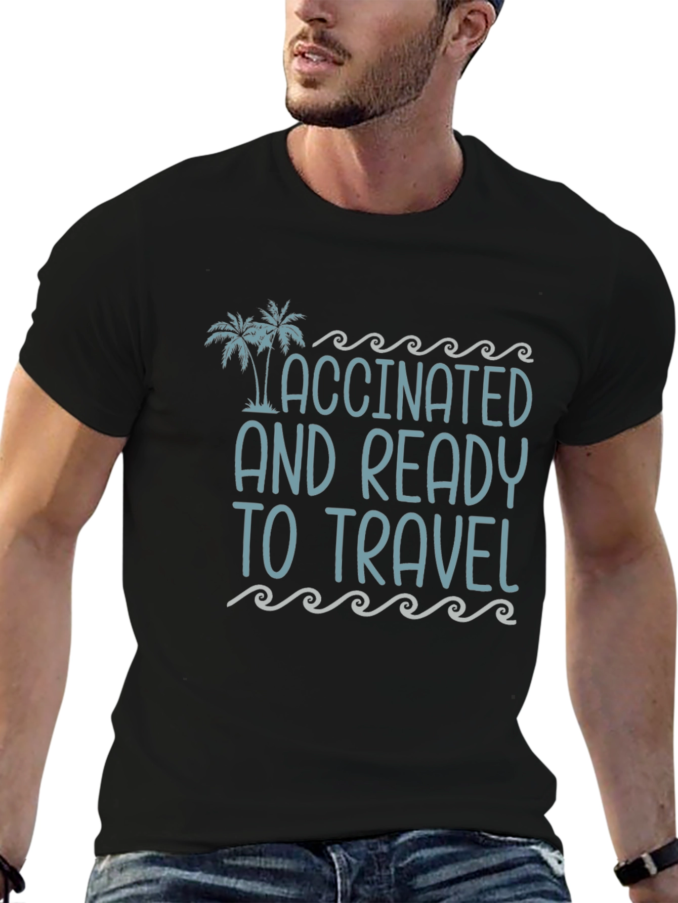Vaccinated and Ready to Travel Graphic Tee