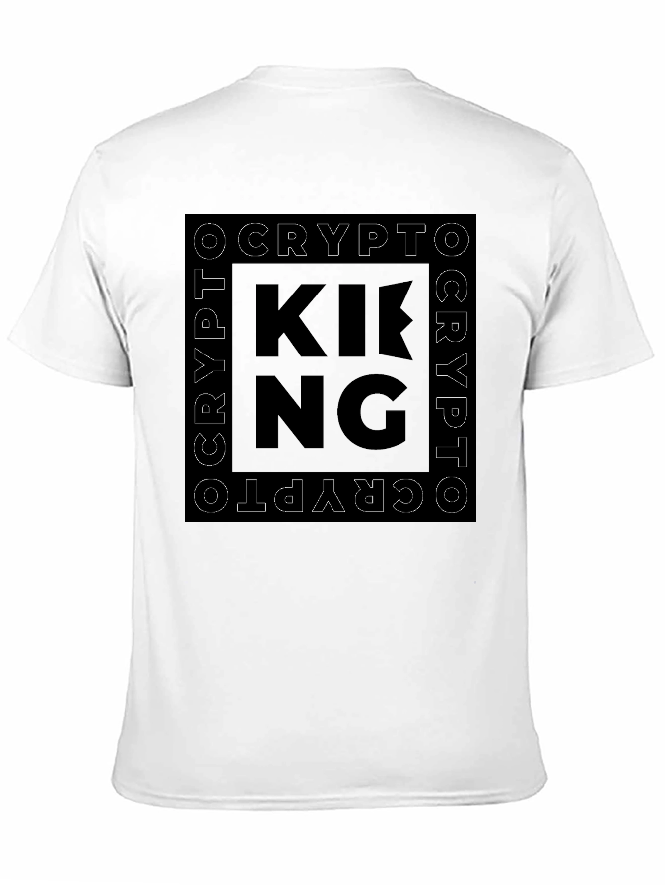 Crypto King Black Graphic Tee