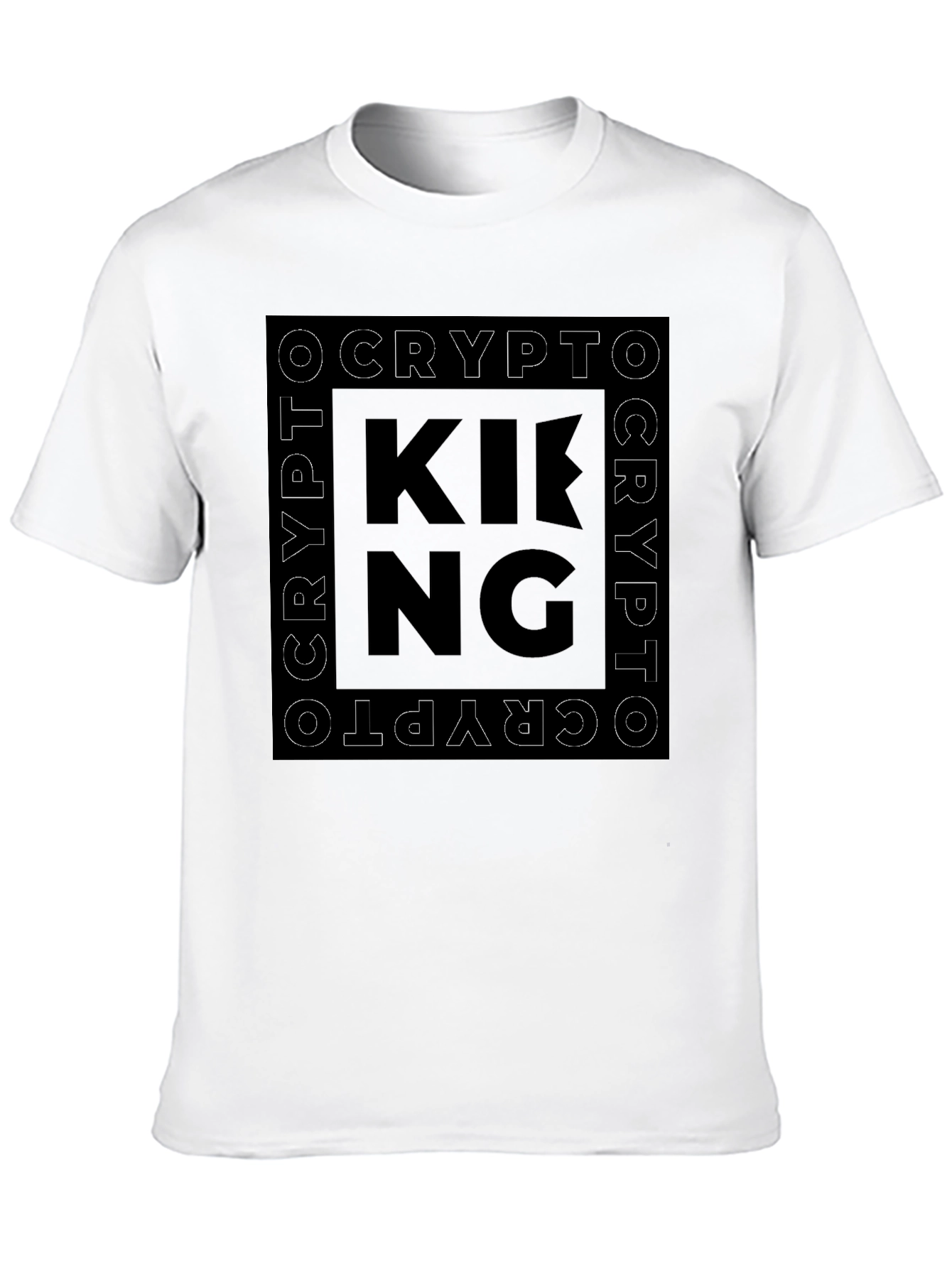 Crypto King Black Graphic Tee