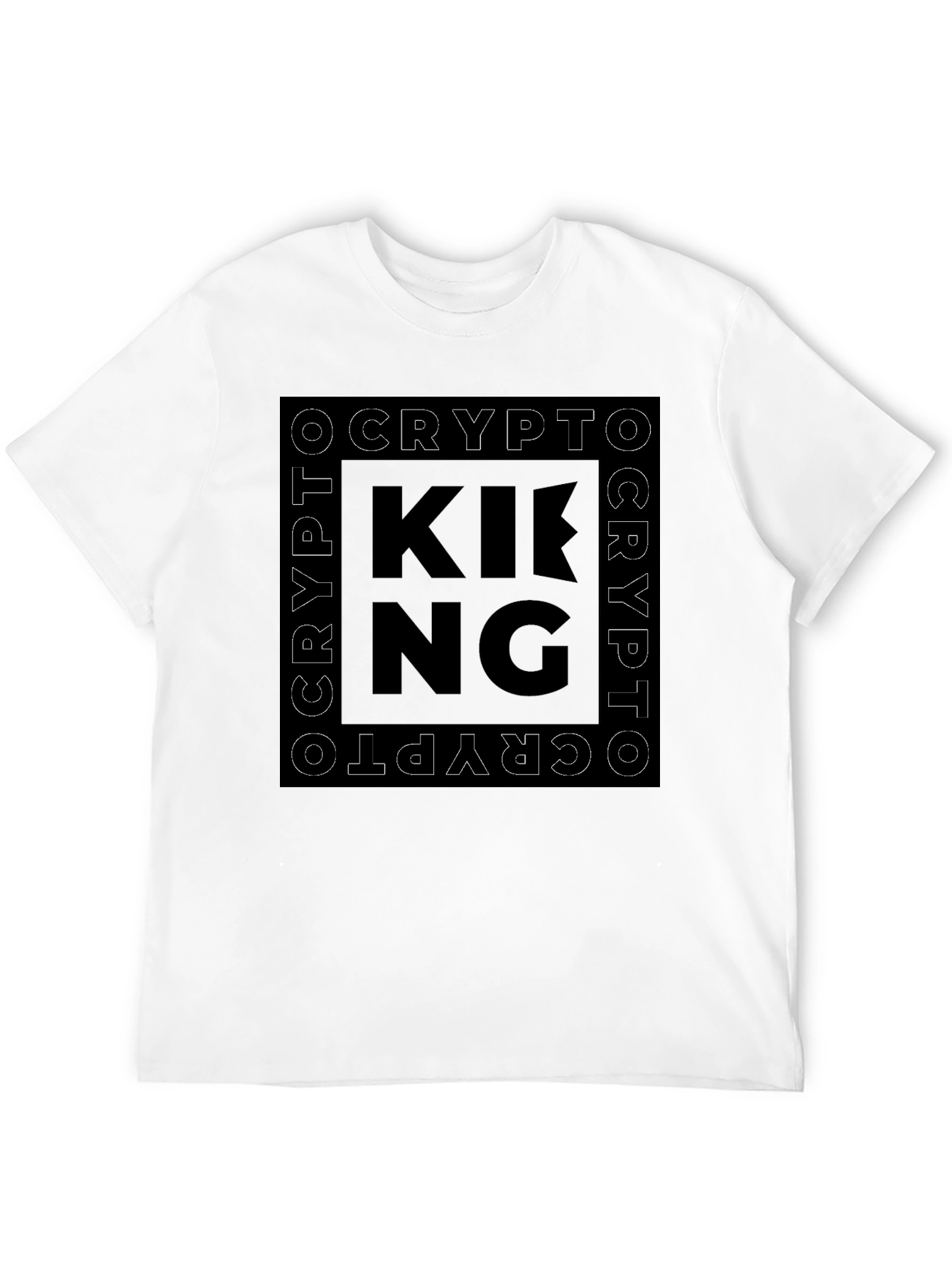 Crypto King Black Graphic Tee