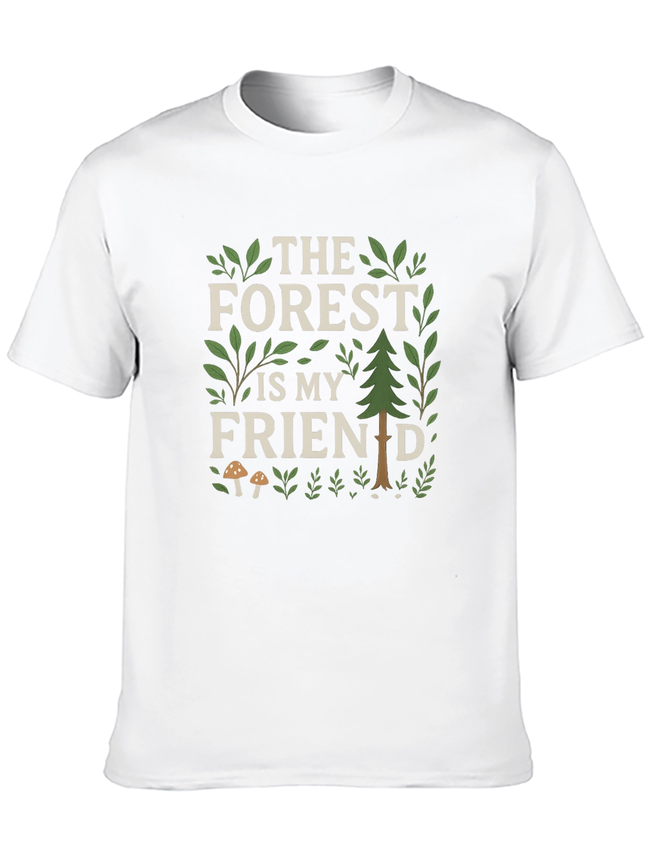Forest Friend Graphic Tee - Nature Lovers Shirt