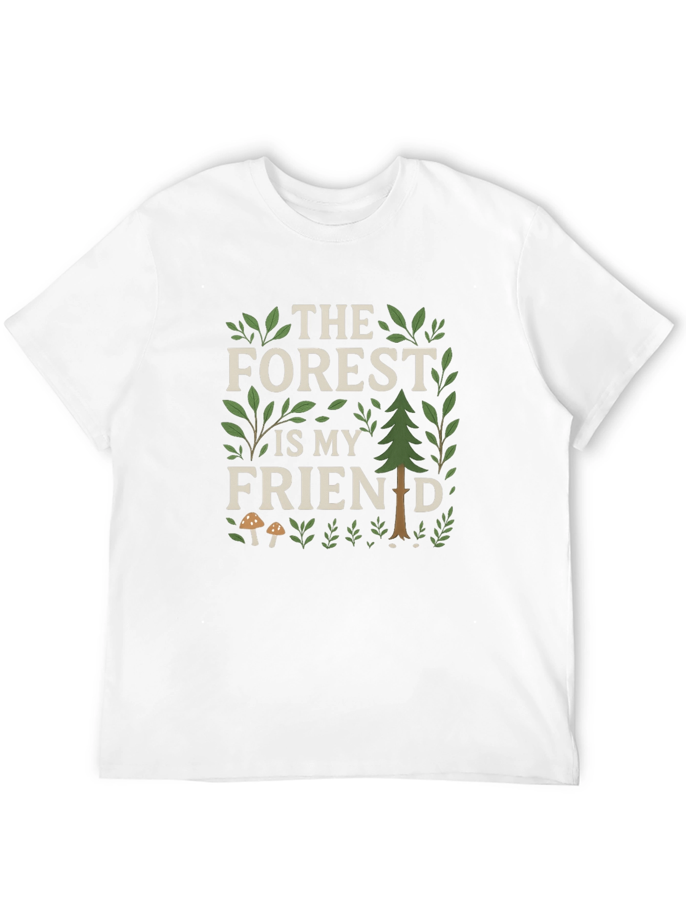 Forest Friend Graphic Tee - Nature Lovers Shirt