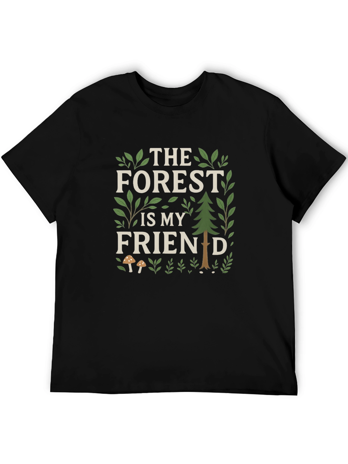 Forest Friend Graphic Tee - Nature Lovers Shirt